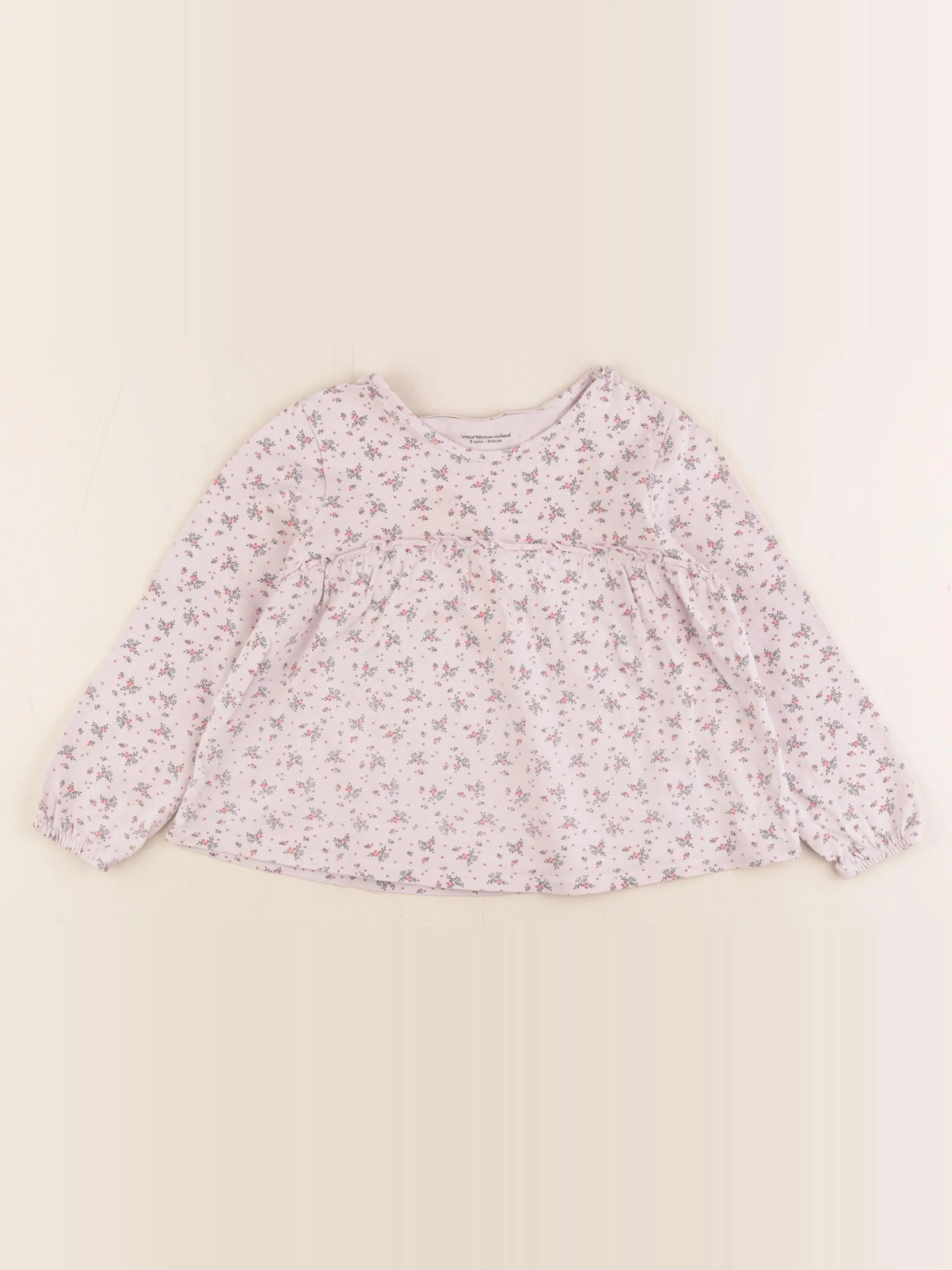 Vertbaudet - tee-shirt rose - 3 ans