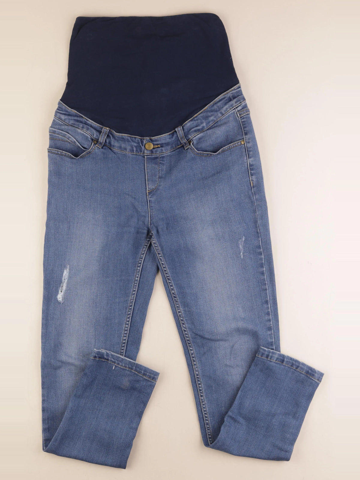 Vertbaudet - jean grossesse bleu - 38