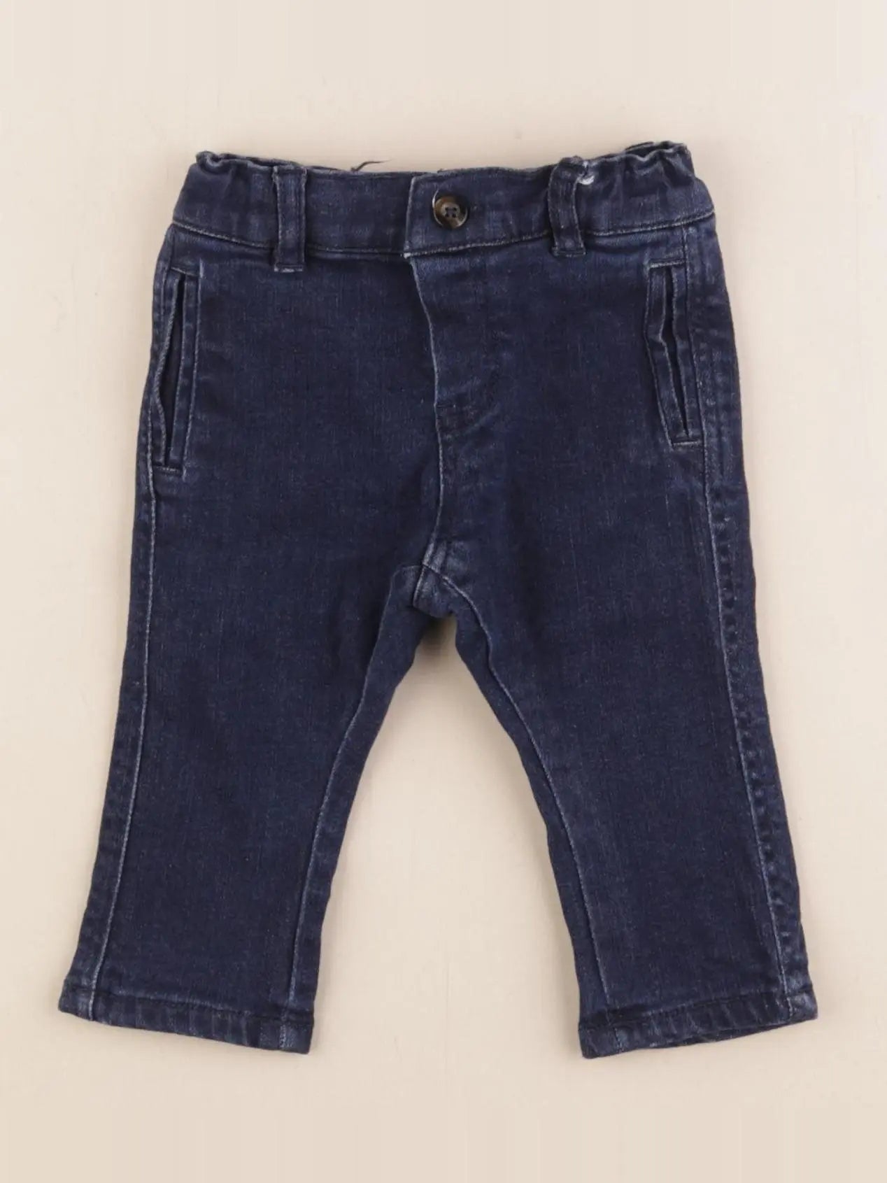 Vertbaudet - jegging bleu - 3 mois