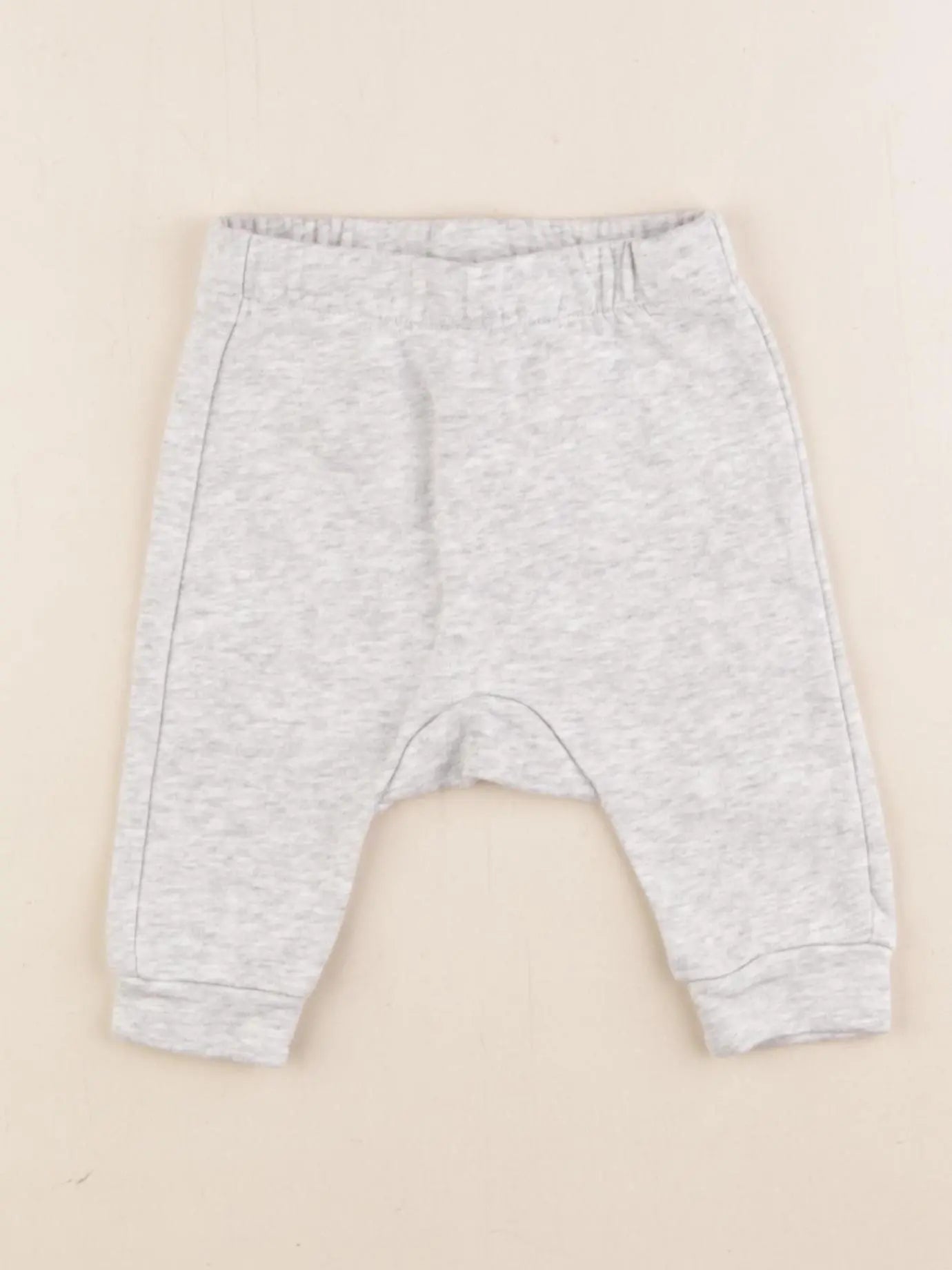 H&M - sarouel gris - 2/4 mois