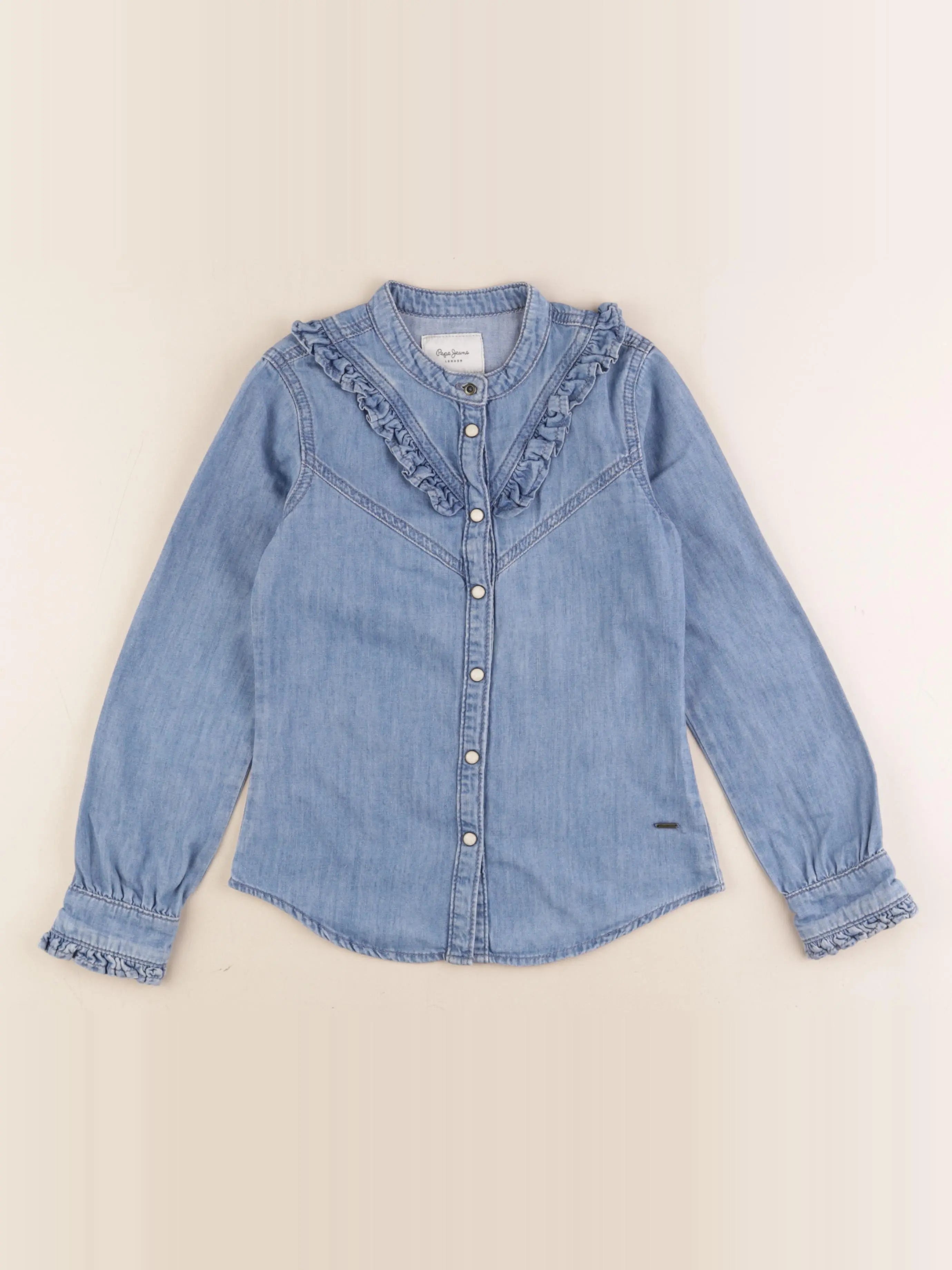 Pepe Jeans - blouse bleu - 8 ans