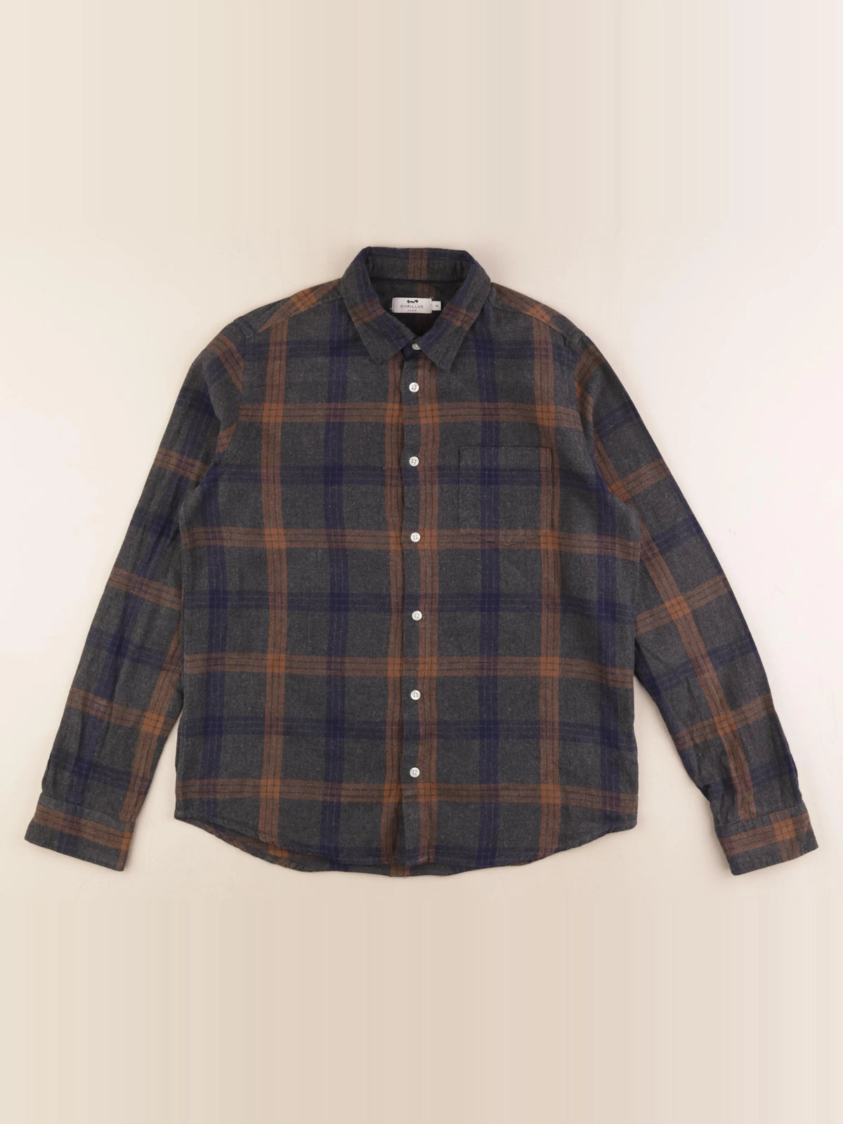 Cyrillus - chemise multicolore - 16 ans