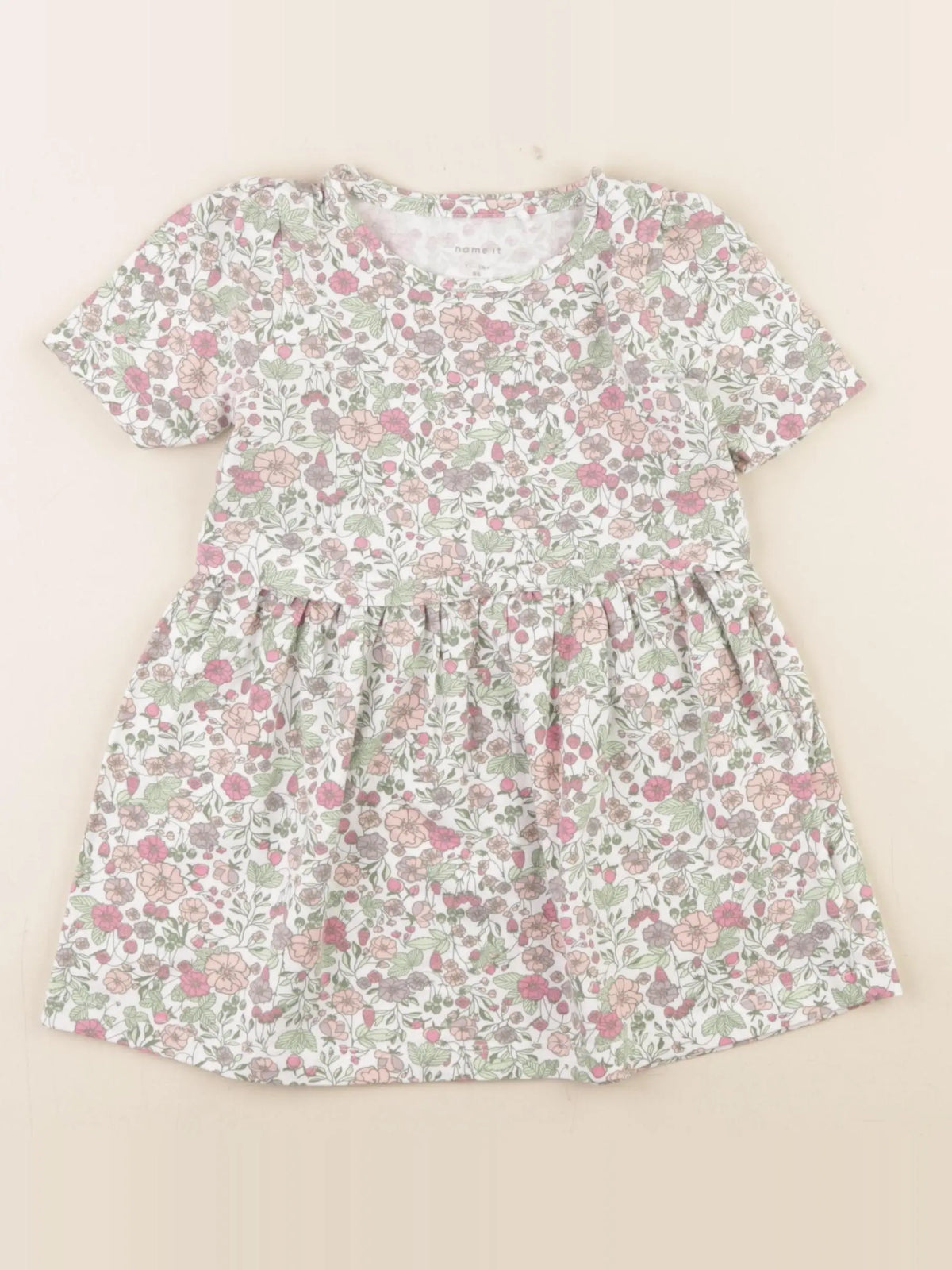 Name it - robe multicolore - 12/18 mois