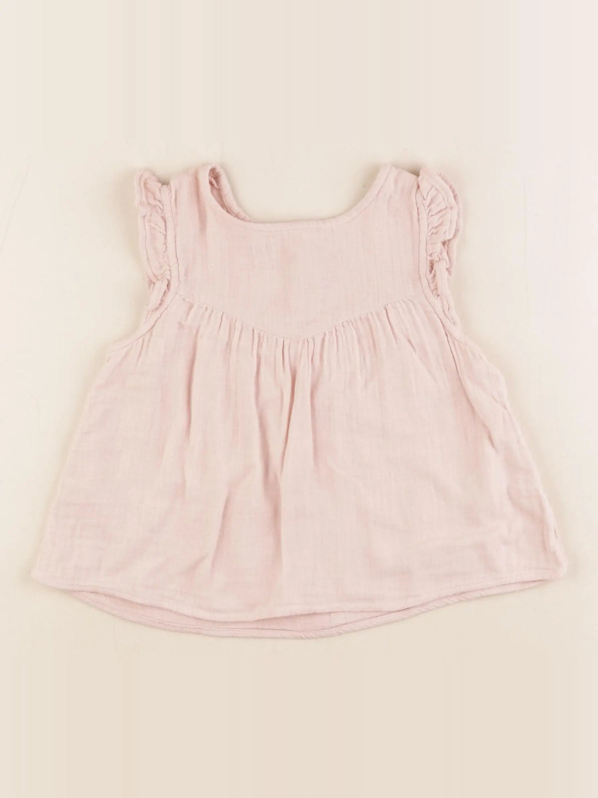 Petit Bateau - blouse rose - 24 mois