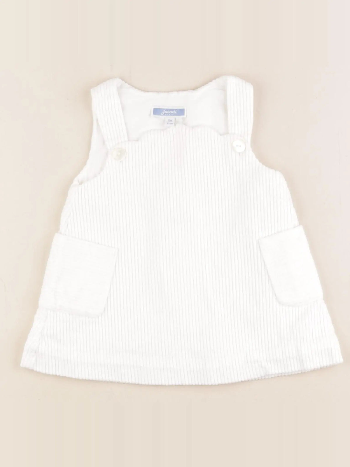 Jacadi - robe blanc - 6 mois
