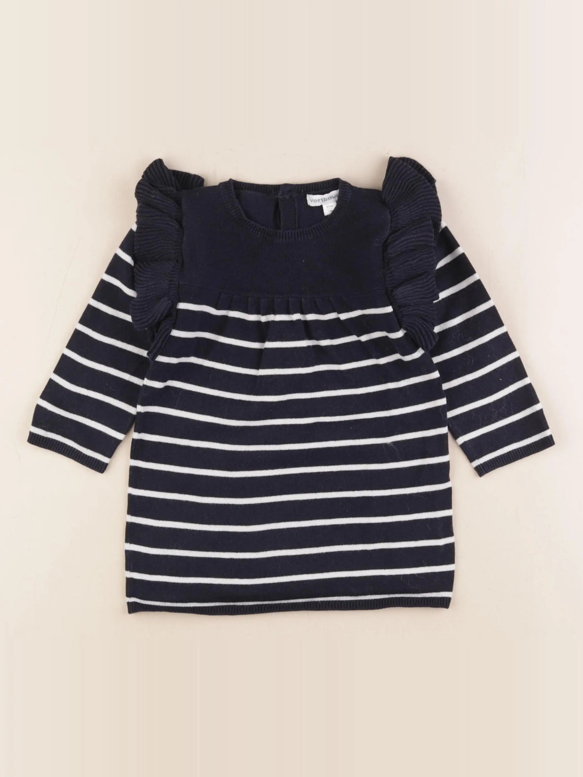 Vertbaudet - robe bleu - 18 mois