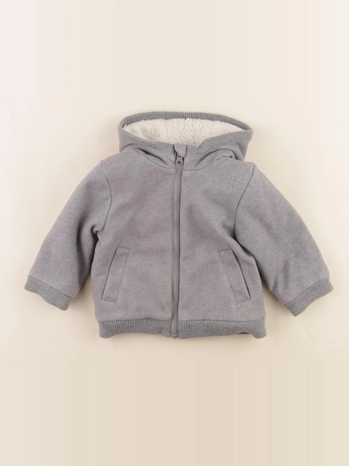 Vertbaudet - veste gris - 18 mois