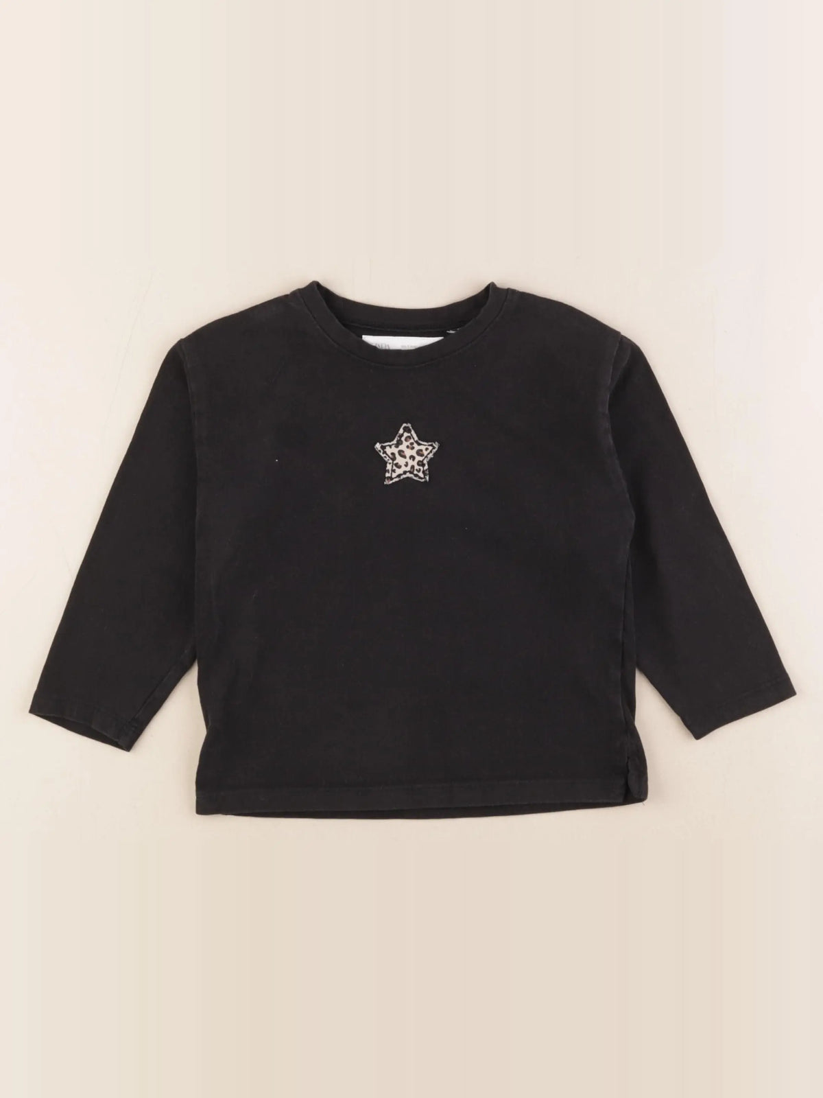 Zara - tee-shirt noir - 3 ans