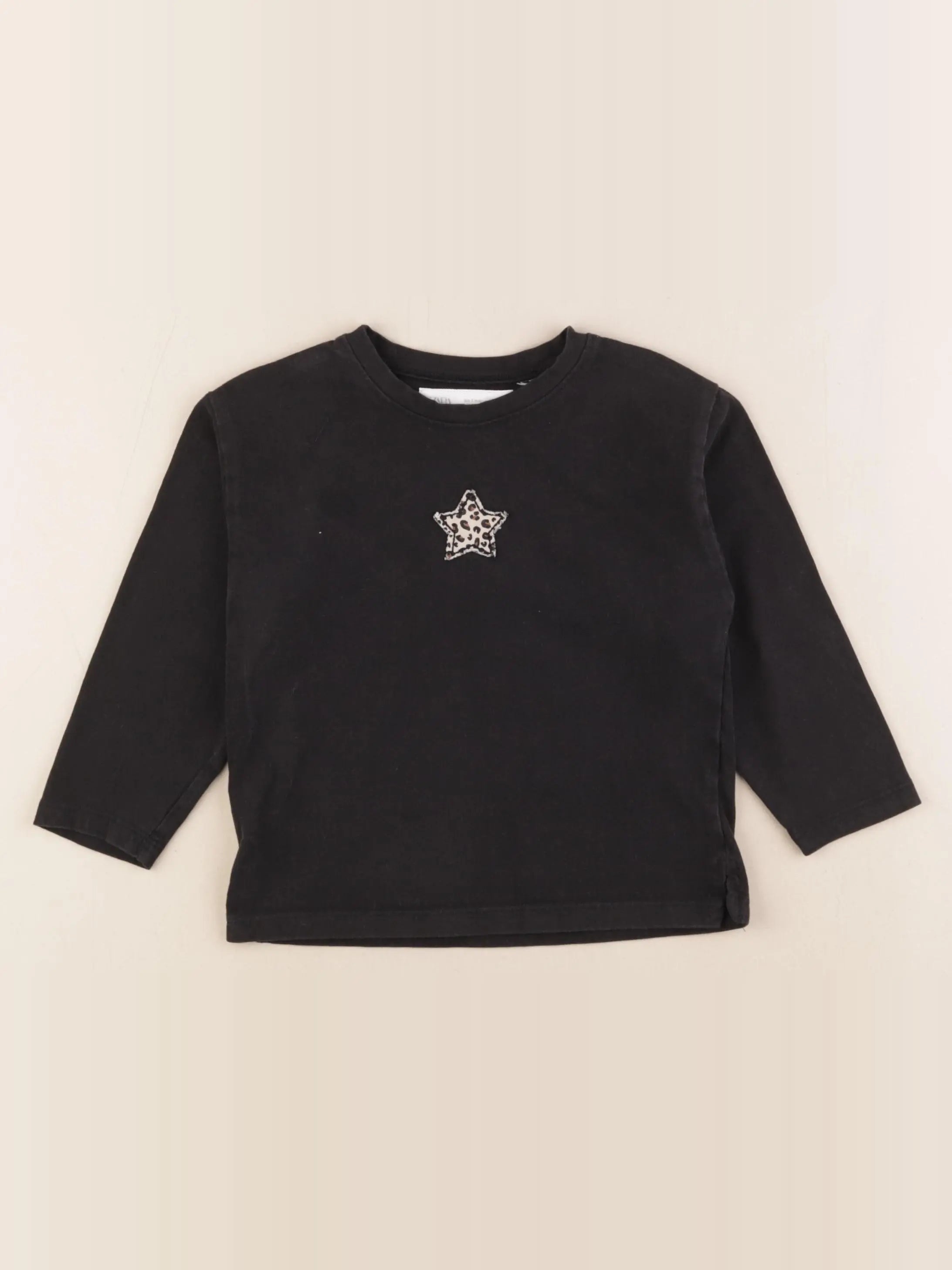 Zara - tee-shirt noir - 3 ans