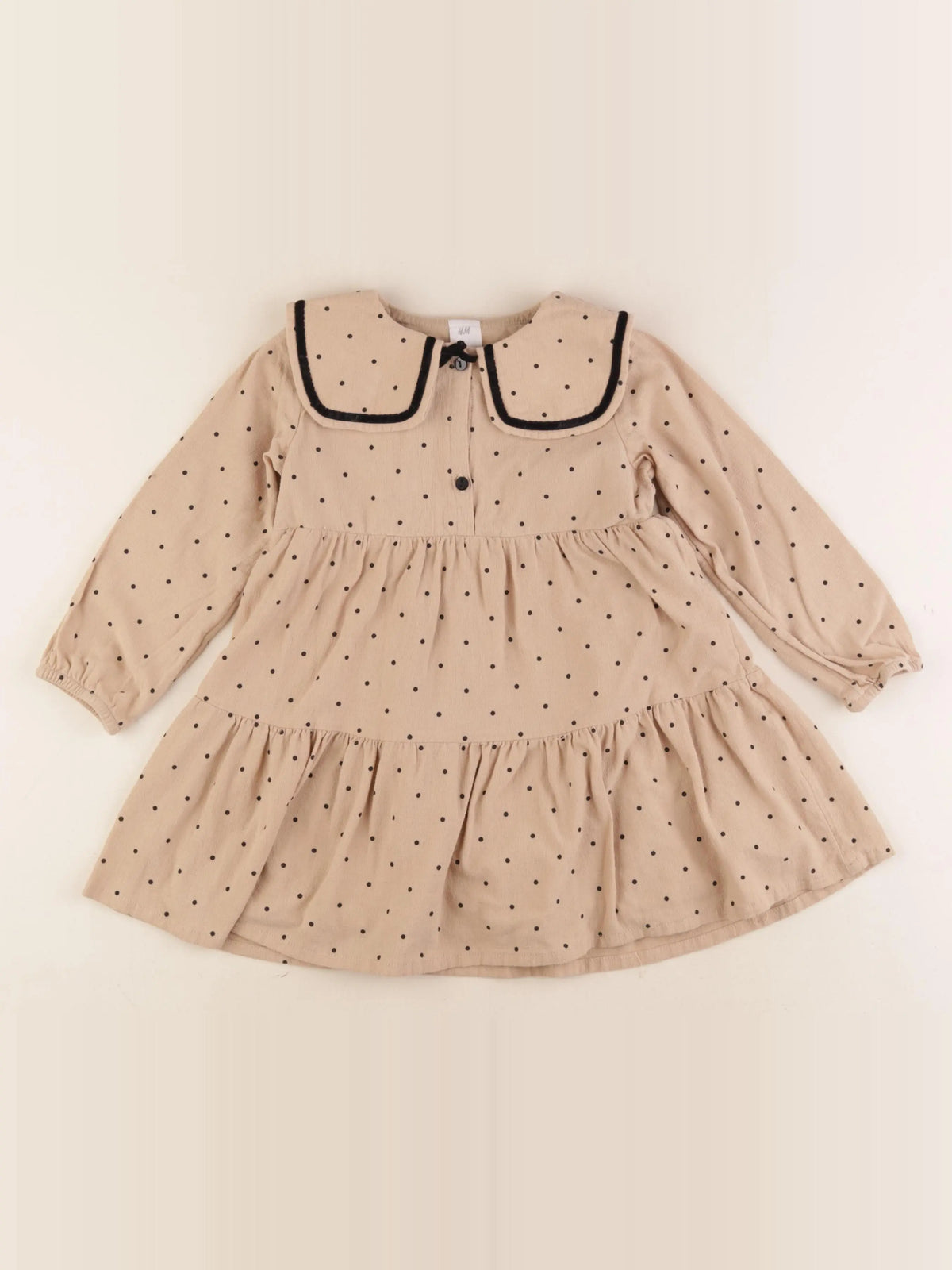 H&M - robe marron - 18/24 mois