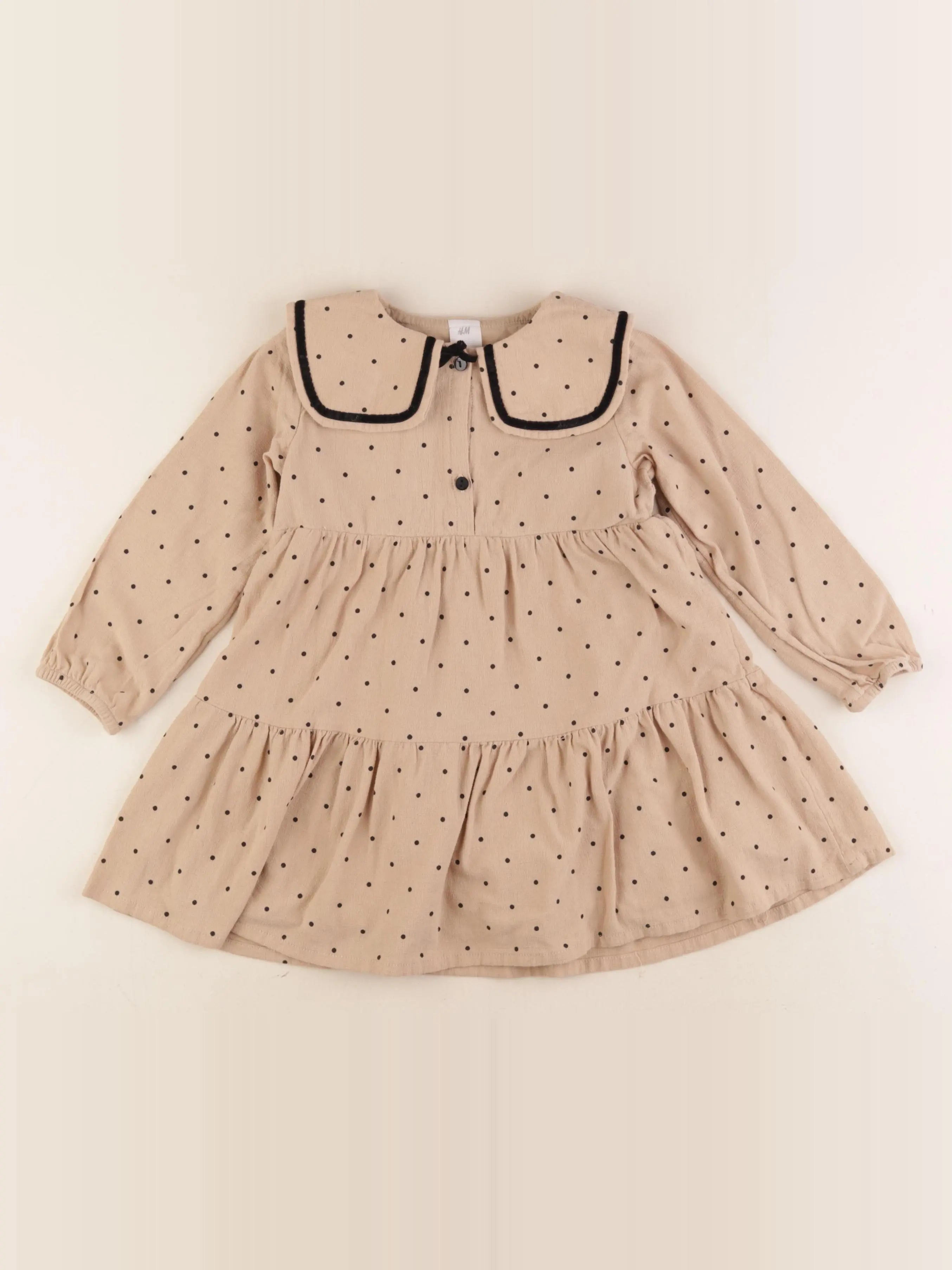 H&M - robe marron - 18/24 mois