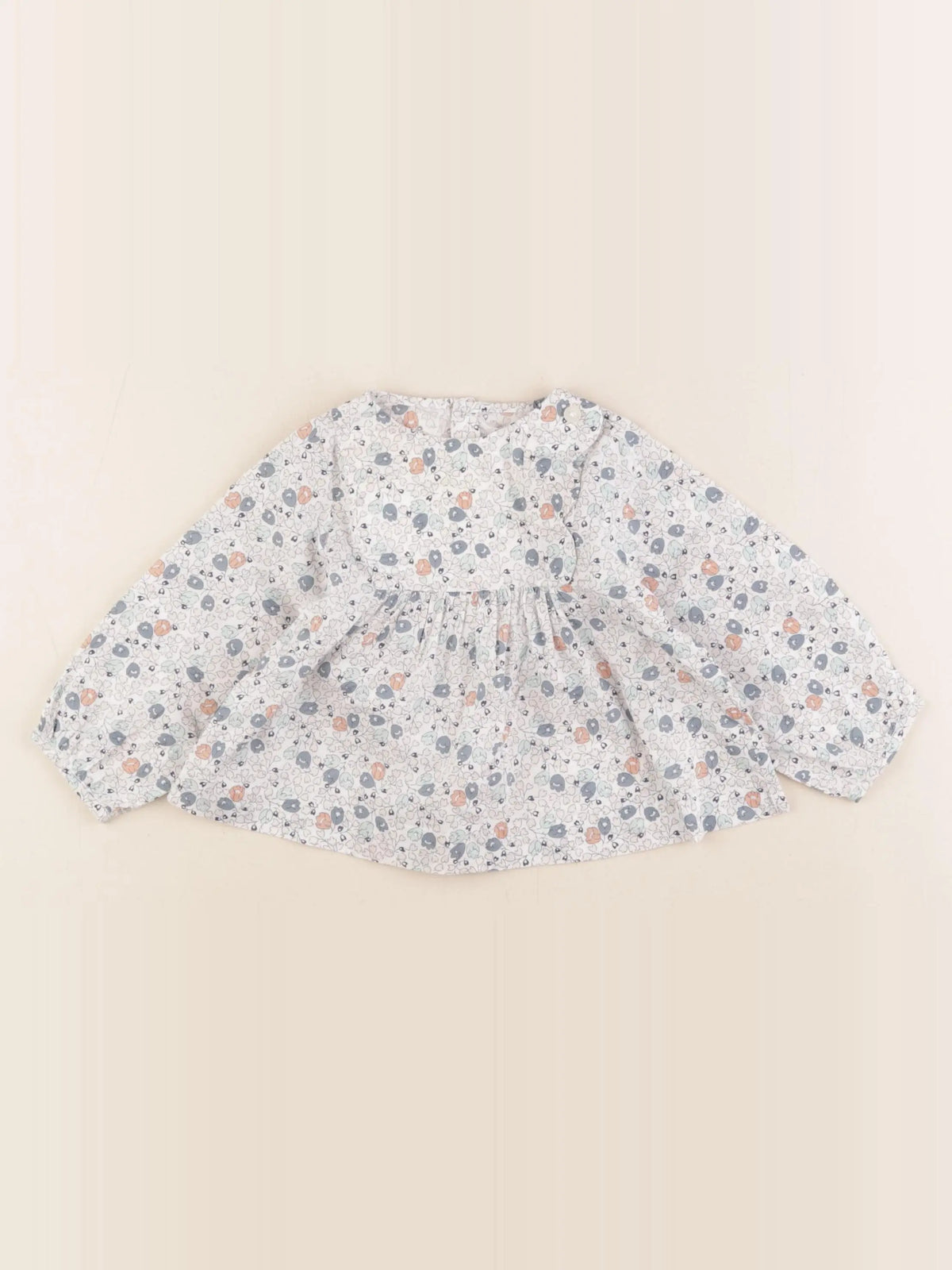 Jacadi - blouse liberty multicolore - 12 mois