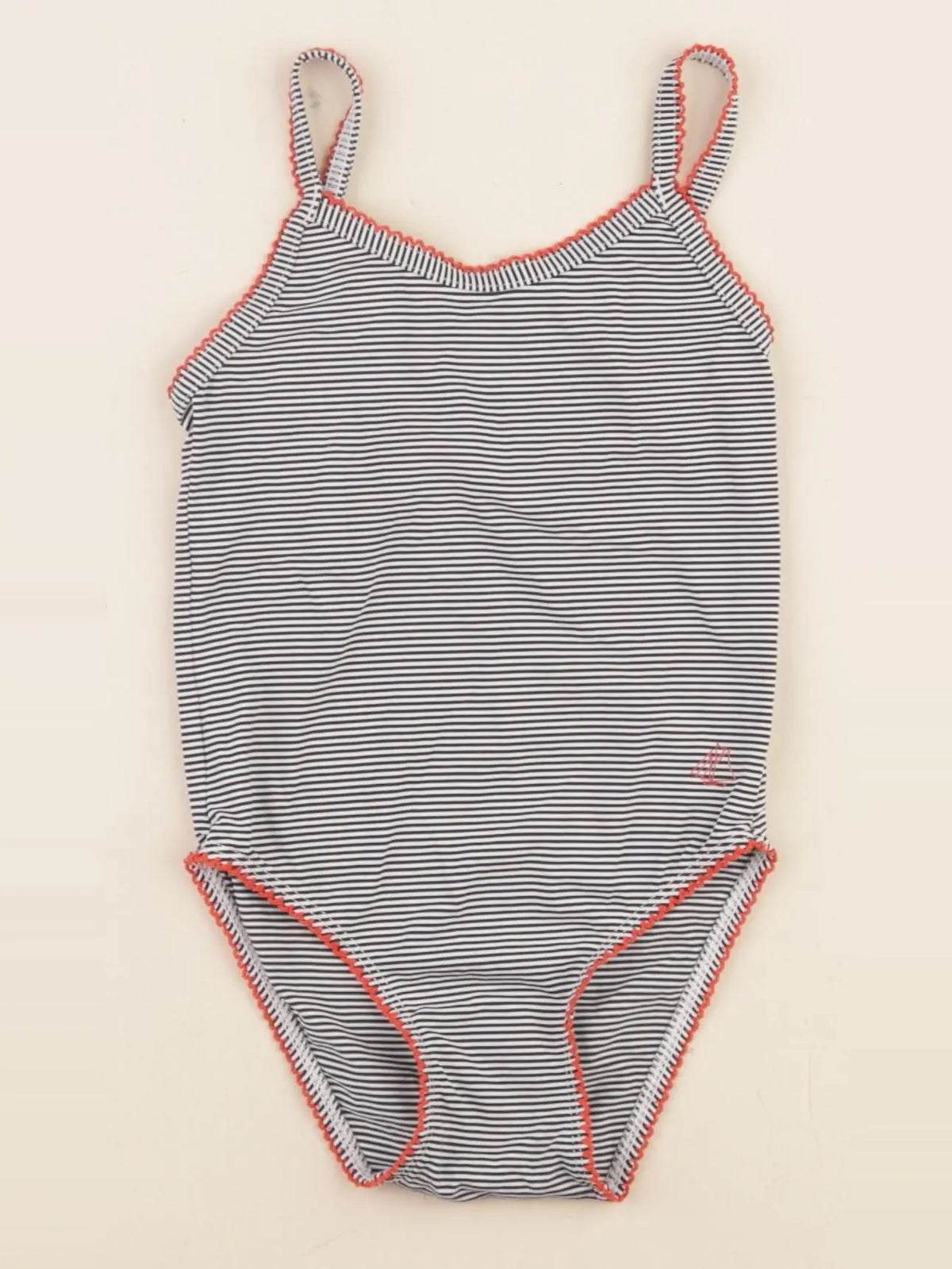 Petit Bateau - maillot de bain velours bleu - 24 mois
