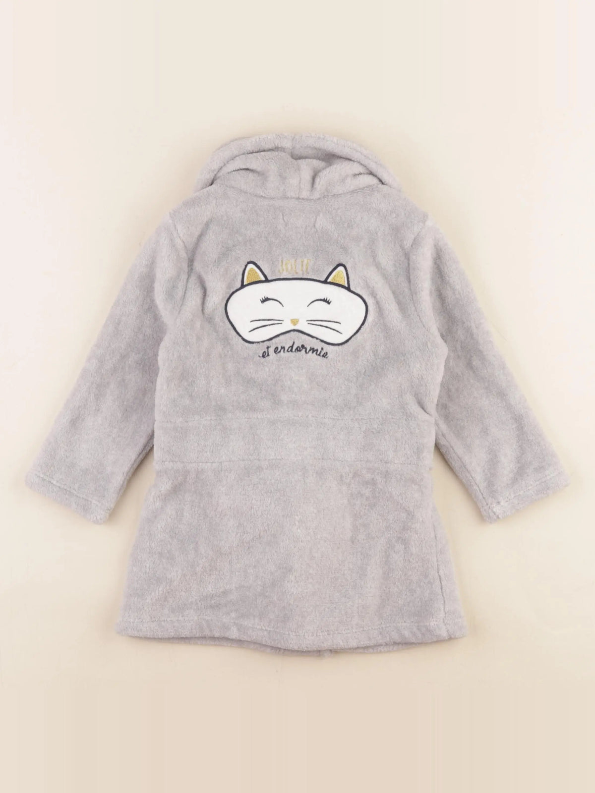 Vertbaudet - robe de chambre gris - 2 ans