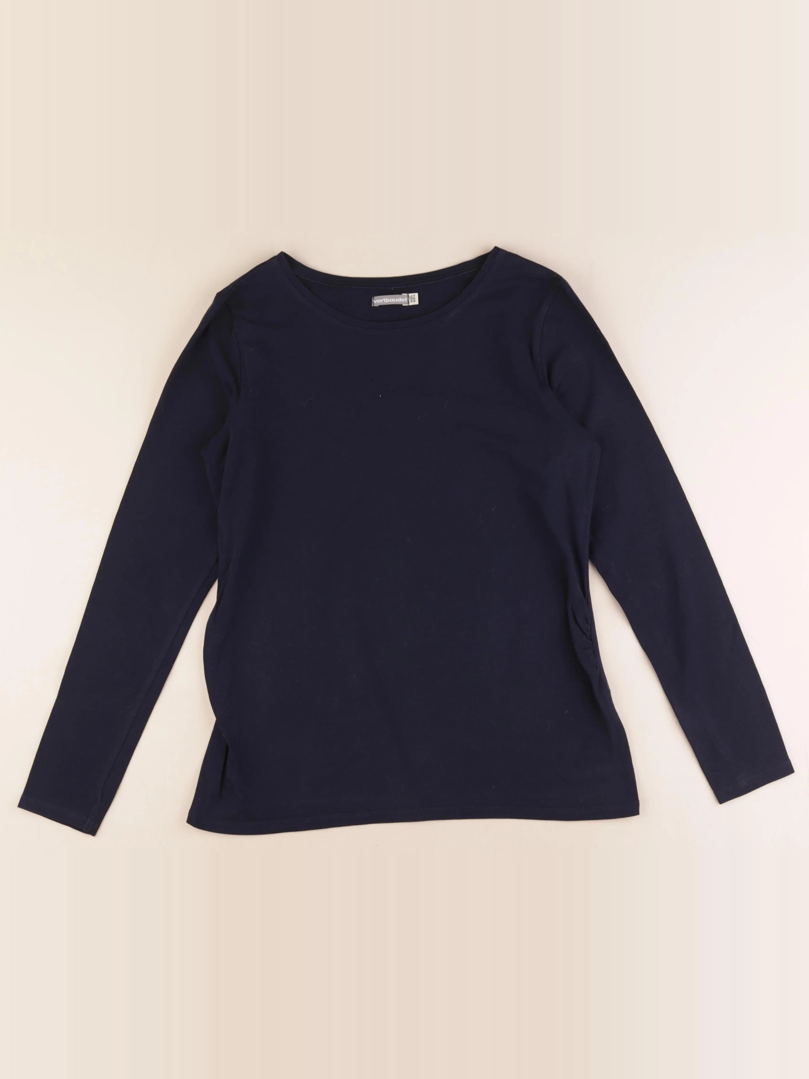Vertbaudet - tee-shirt grossesse bleu - 42 à 44