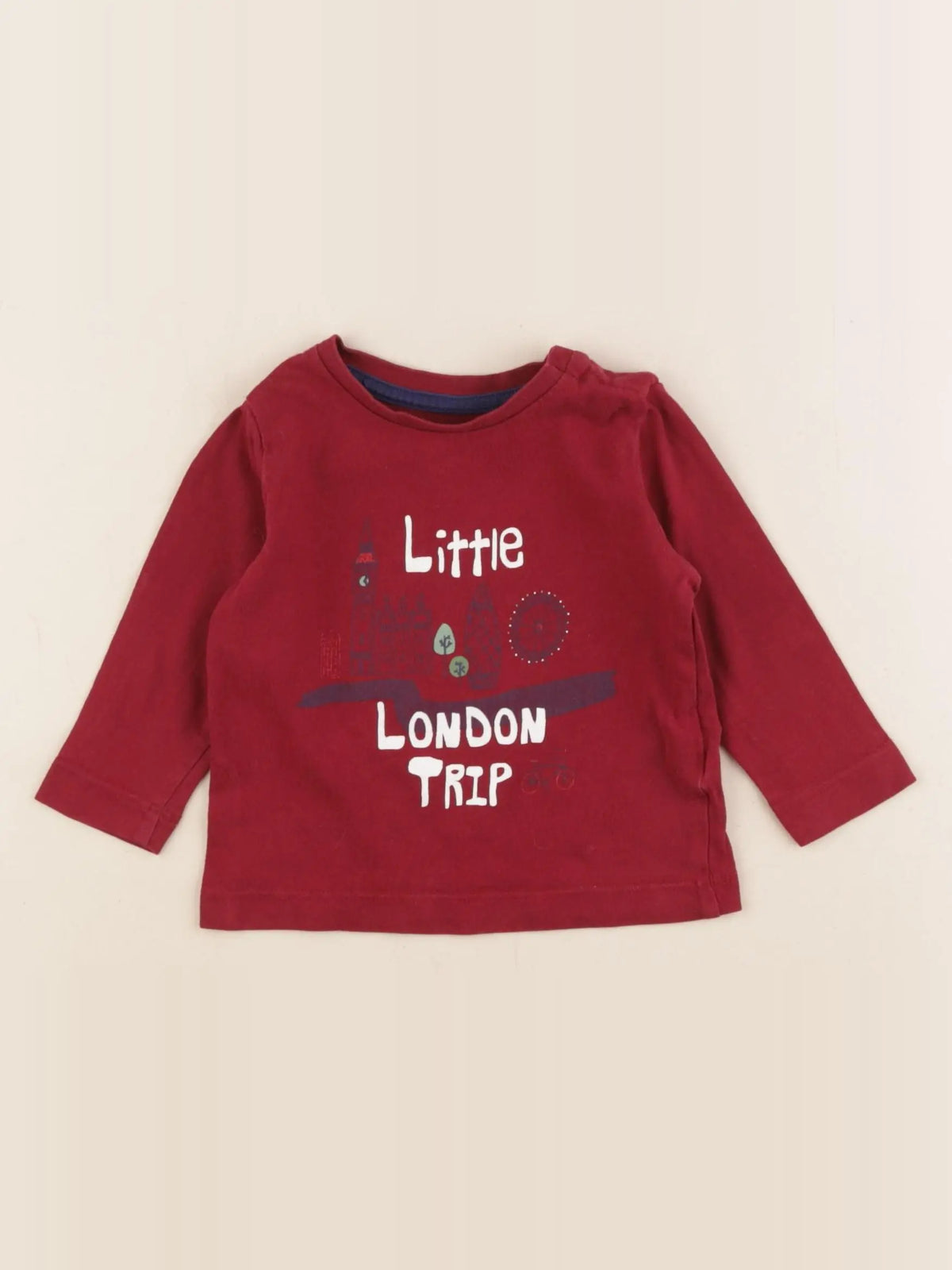 Boutchou - tee-shirt rouge - 6 mois