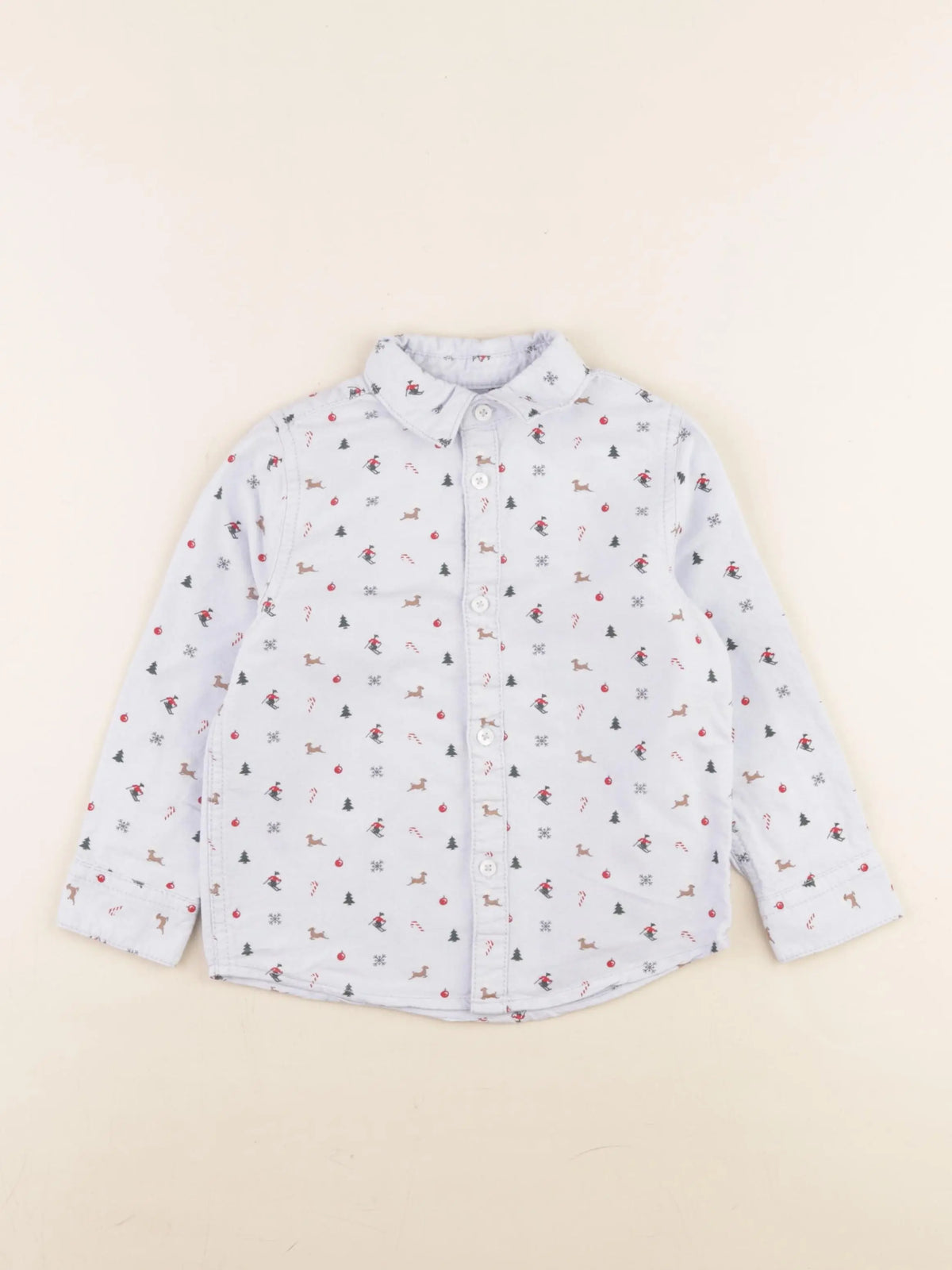 Vertbaudet - chemise bleu - 8 ans