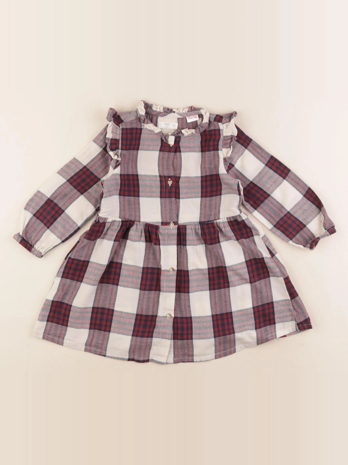 Mango - robe rouge - 18/24 mois