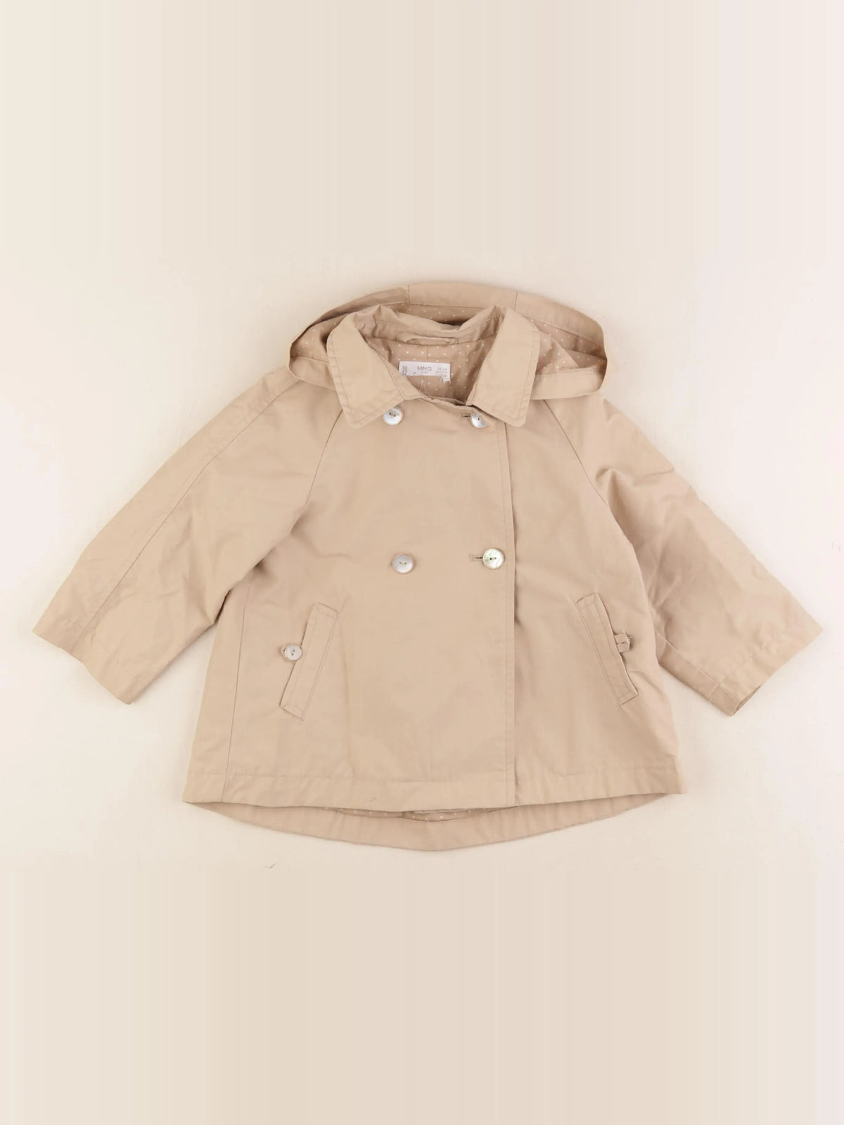 Mango - trench marron - 24 mois