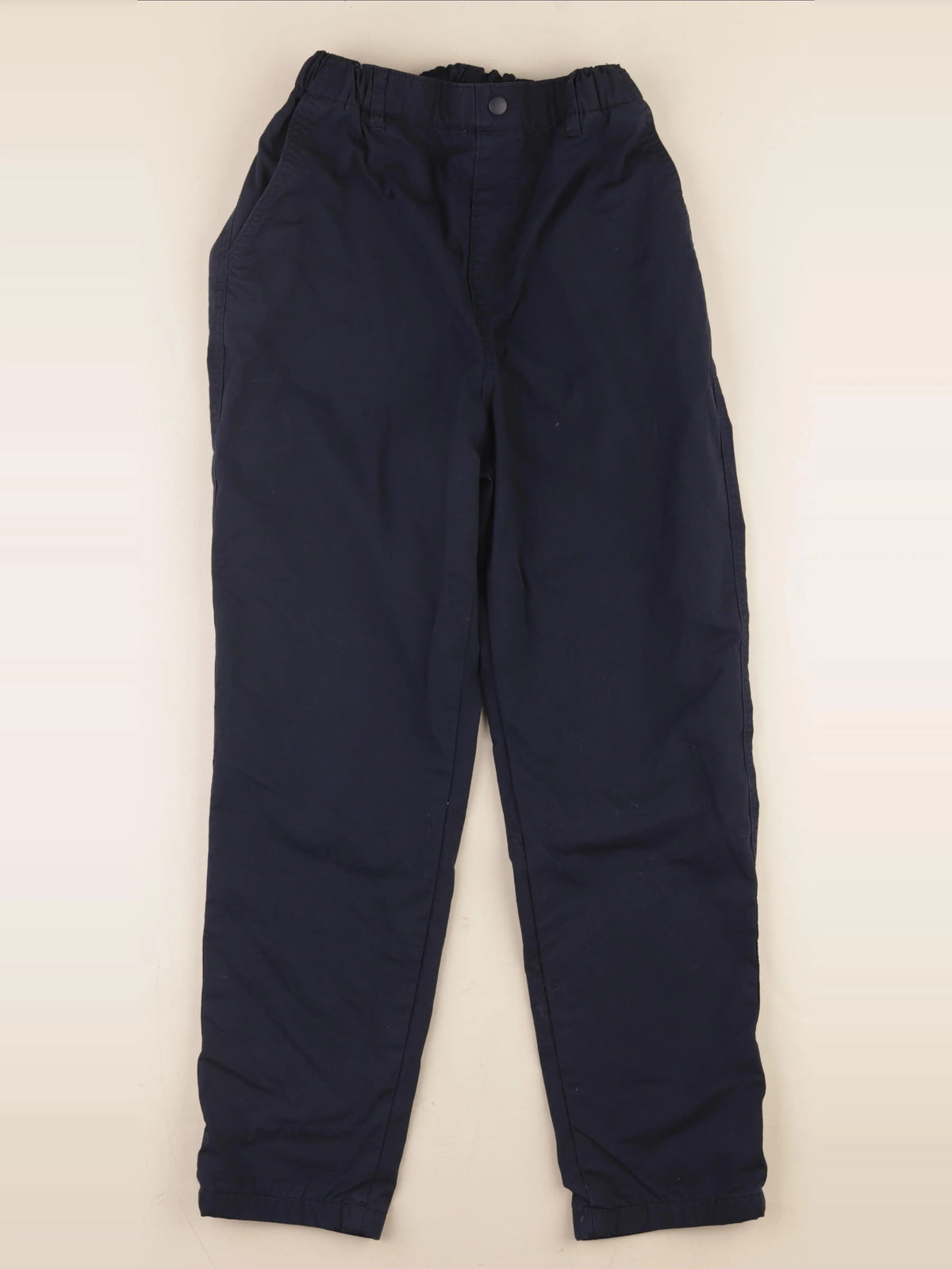 Uniqlo - pantalon doublé bleu - 13 ans