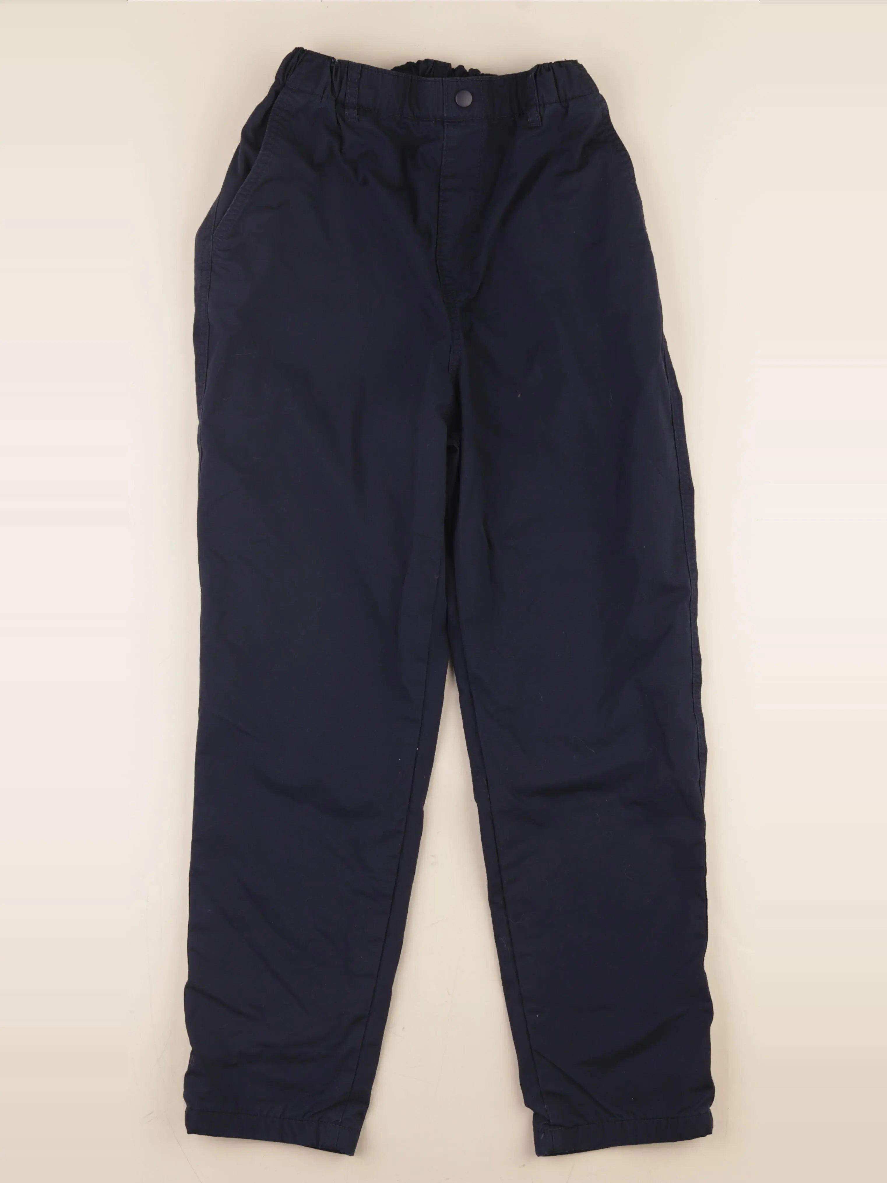 Uniqlo - pantalon doublé bleu - 13 ans