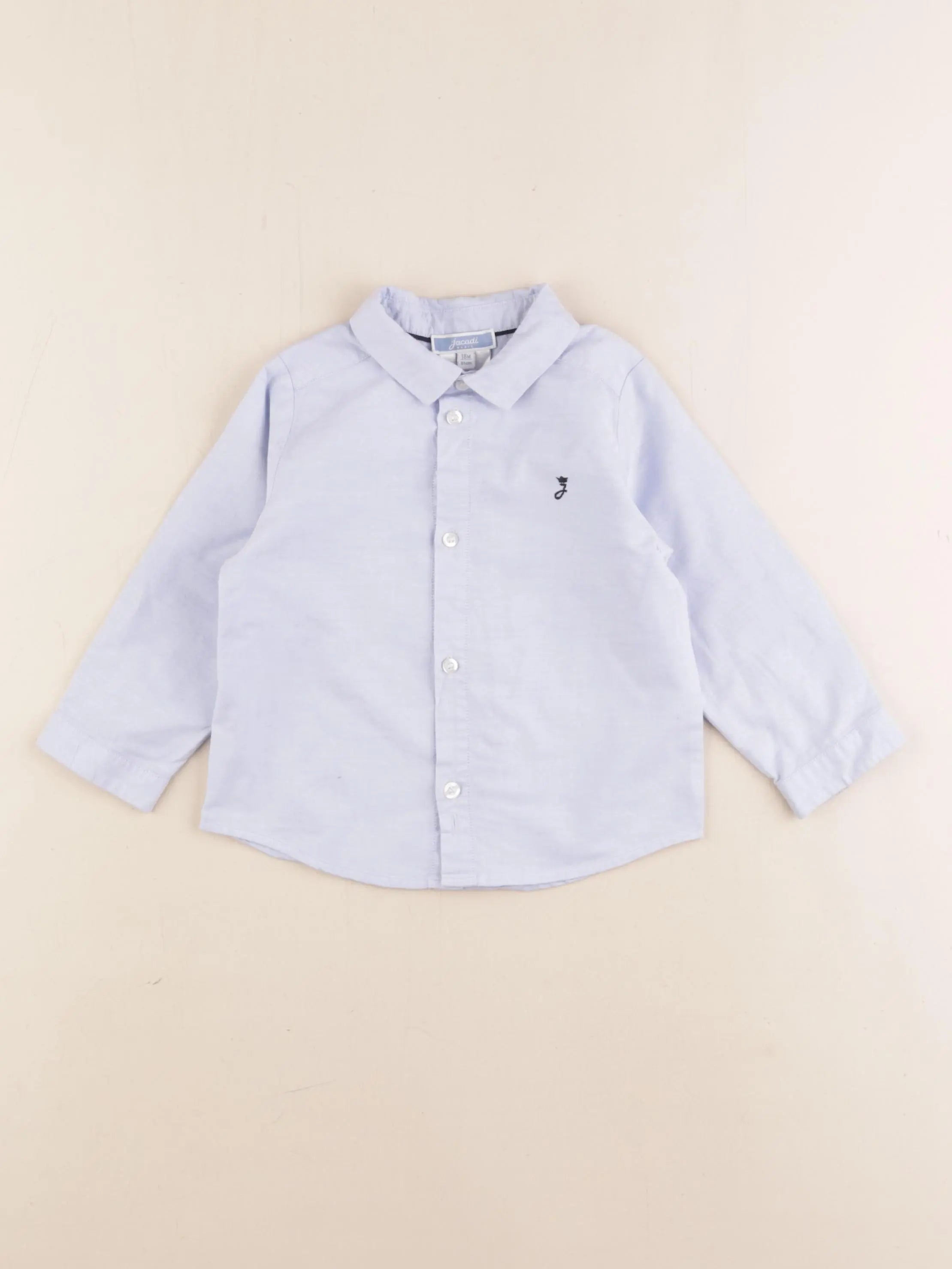 Jacadi - chemise bleu - 18 mois