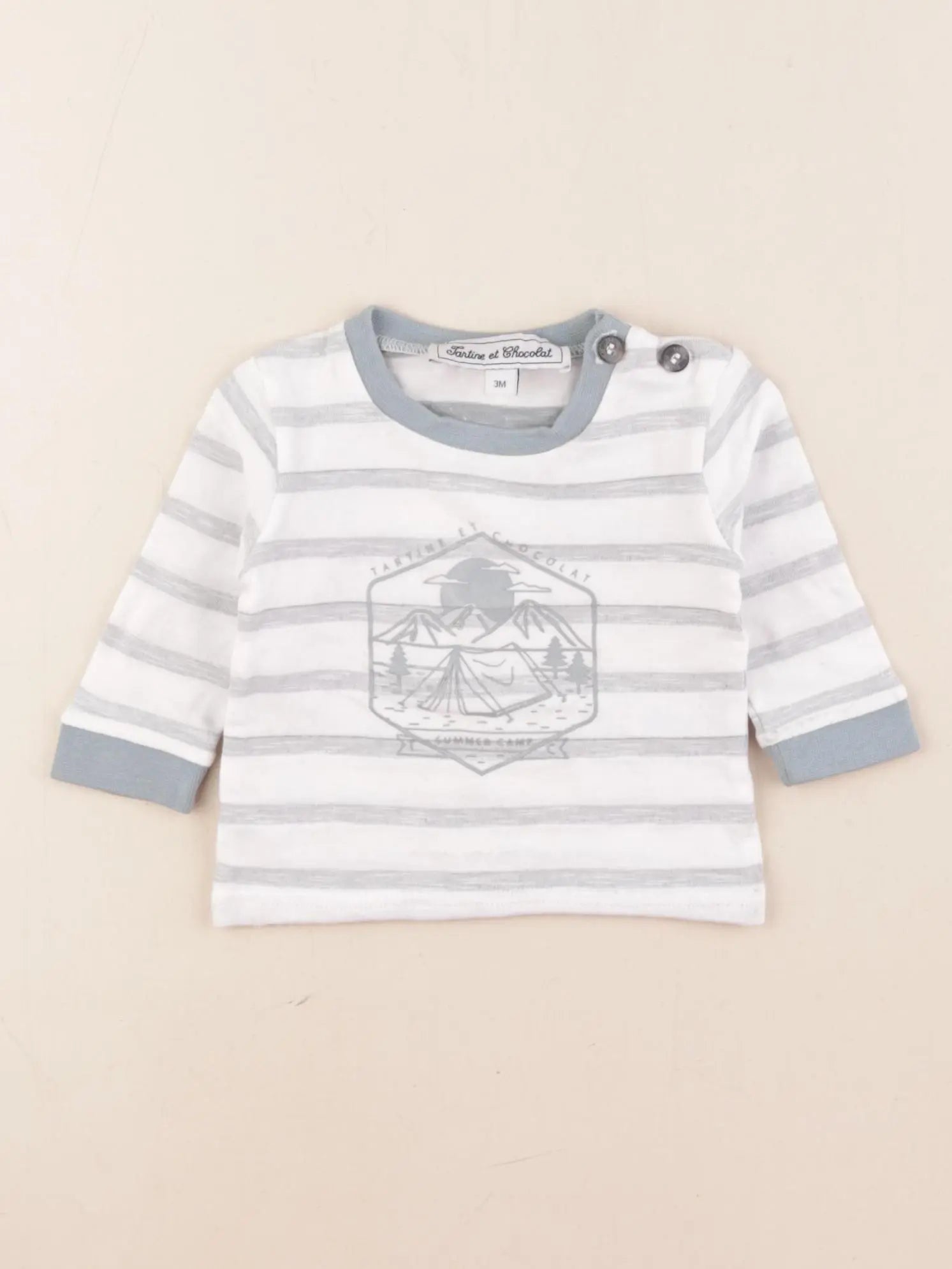 Tartine & Chocolat - tee-shirt multicolore - 3 mois