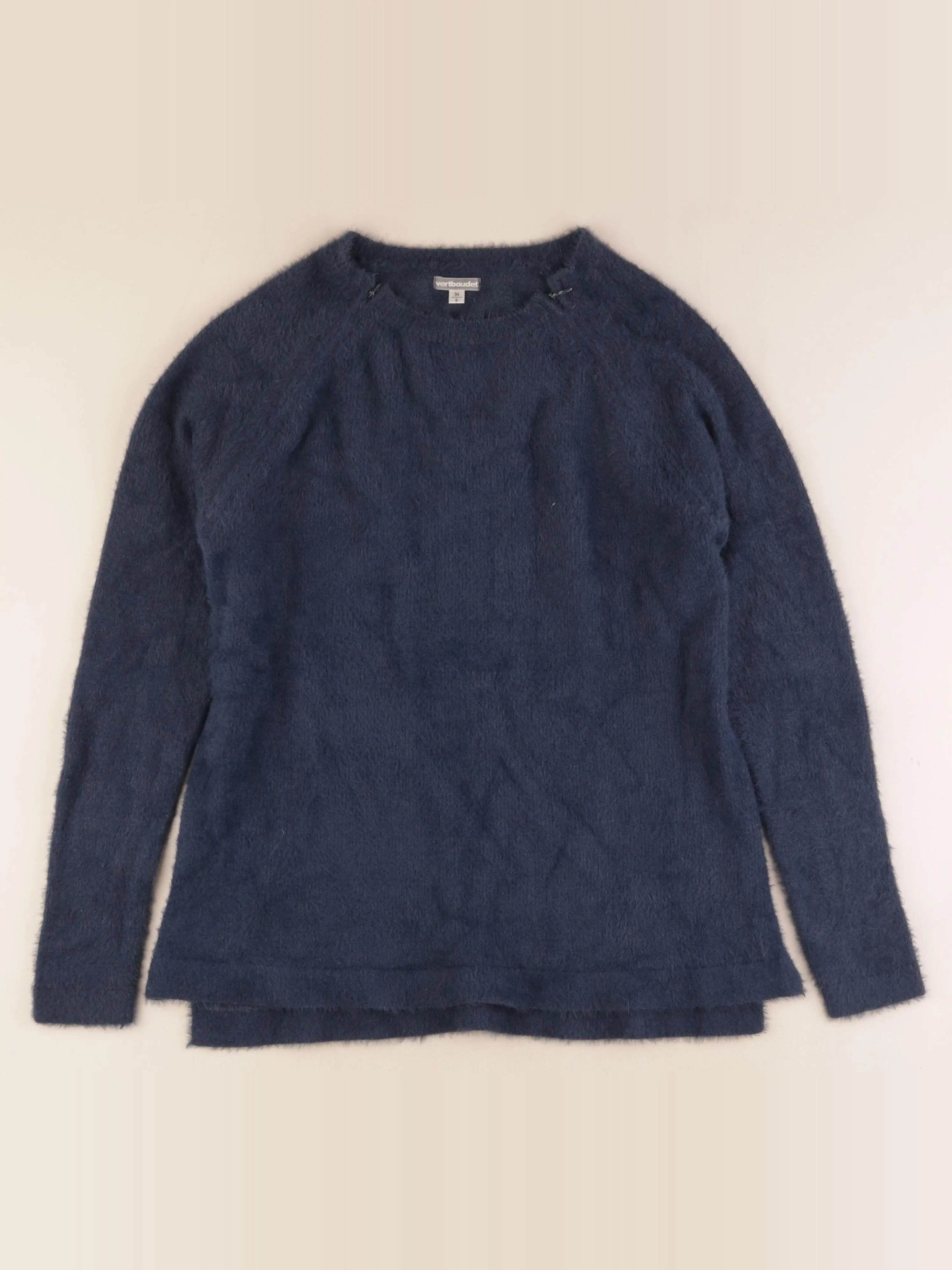 Vertbaudet - pull allaitement bleu - 34