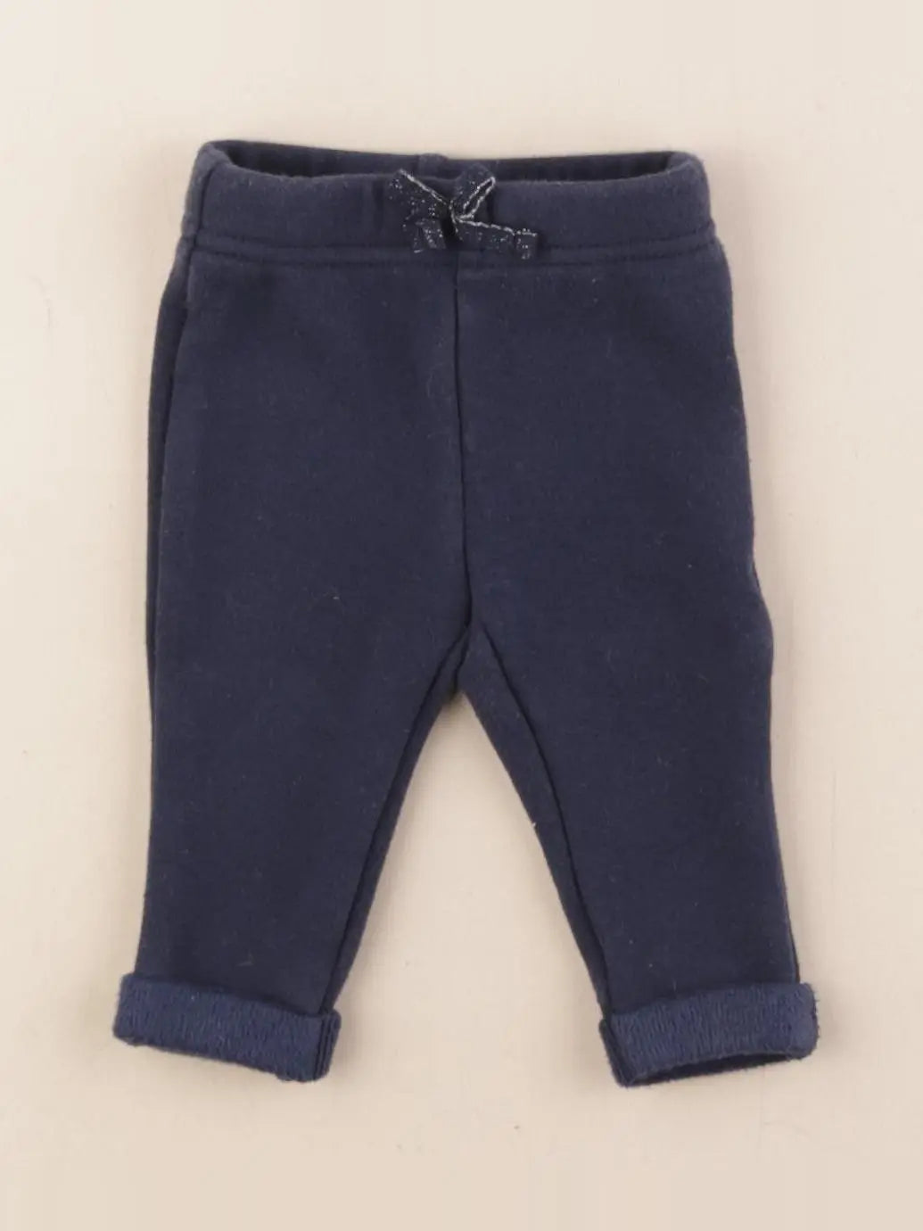 Tape à l'oeil - legging doublé bleu - 3 mois