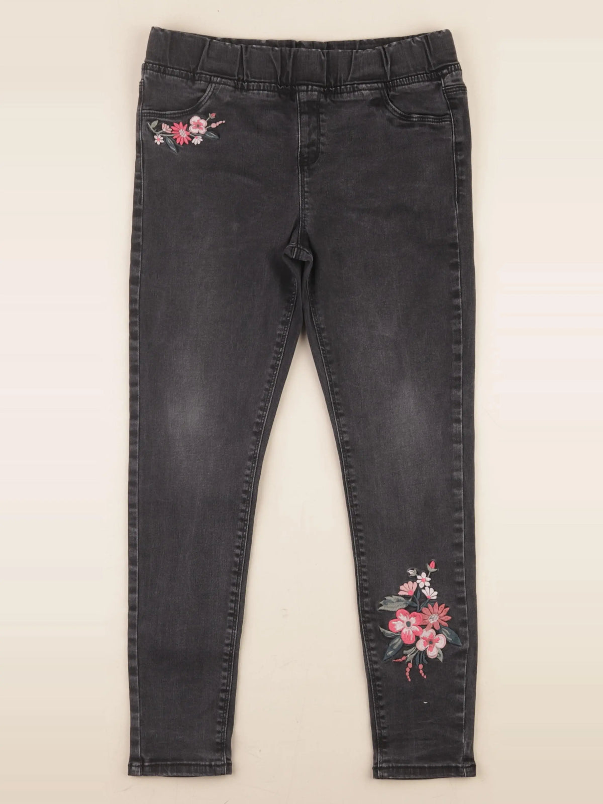 Vertbaudet - jegging noir - 10 ans