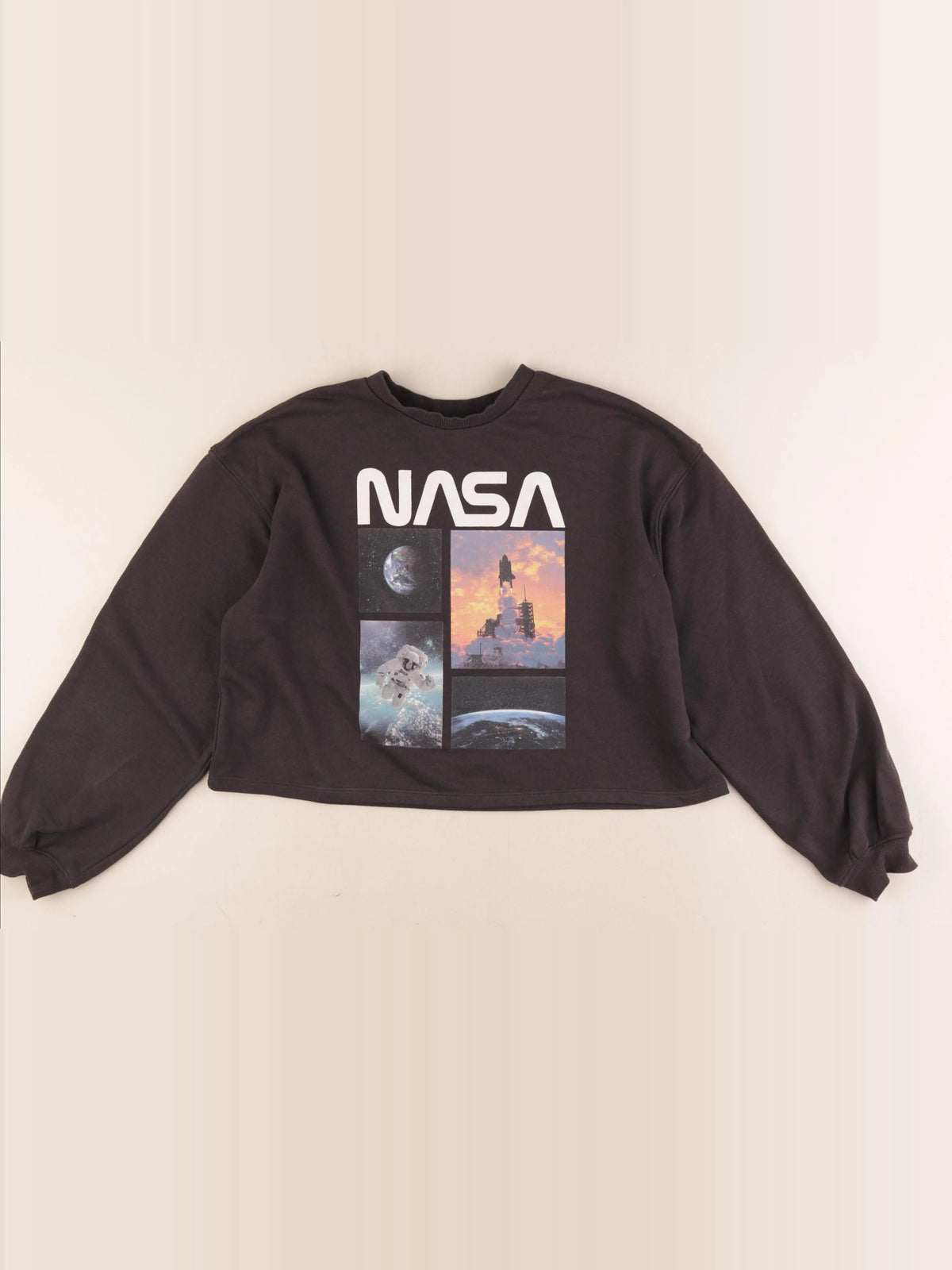 H&M - sweat noir - 12/13 ans