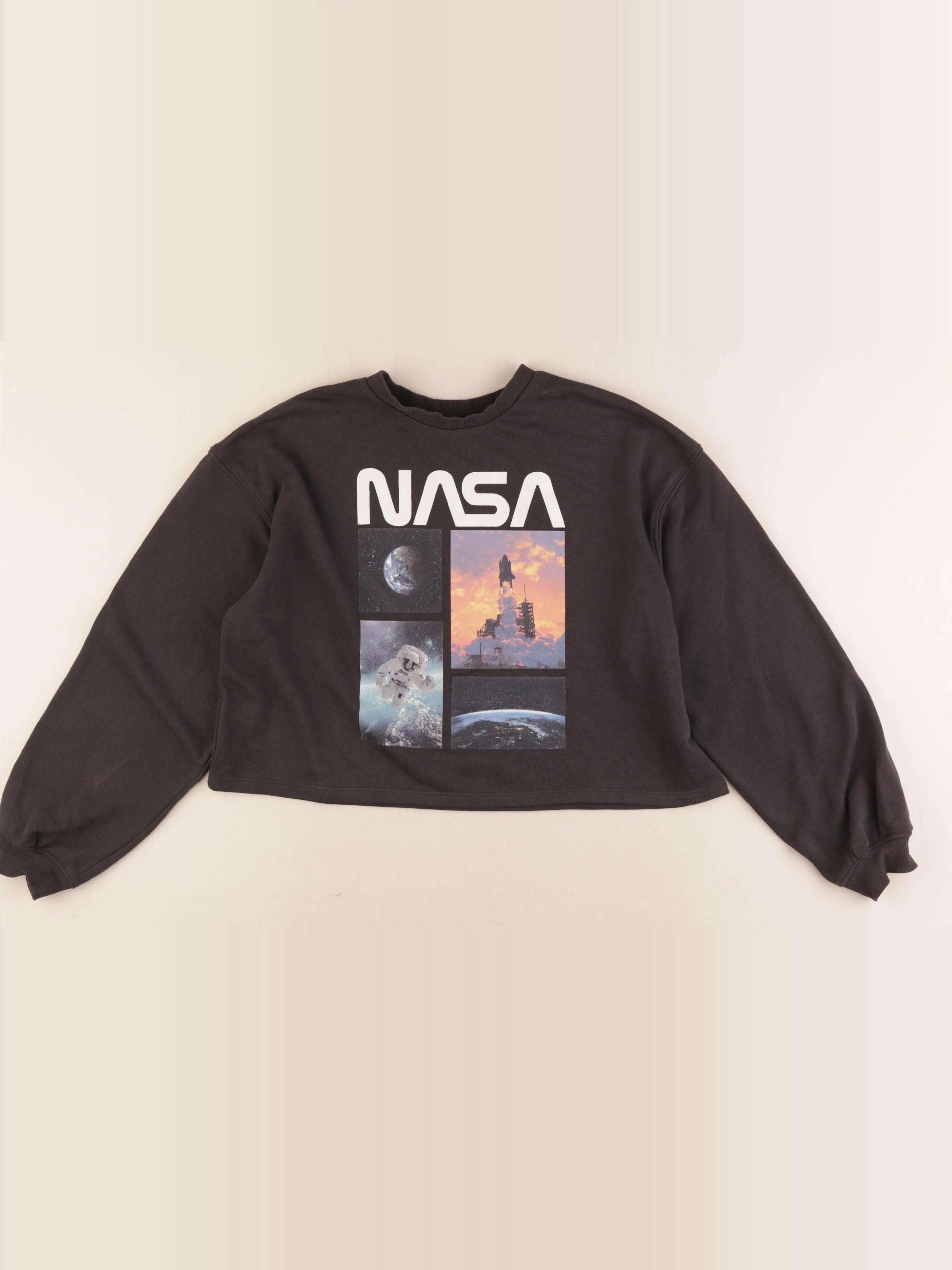 H&M - sweat noir - 12/13 ans
