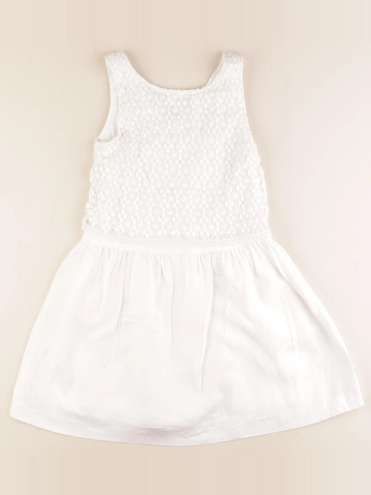 Cyrillus - robe blanc - 10 ans