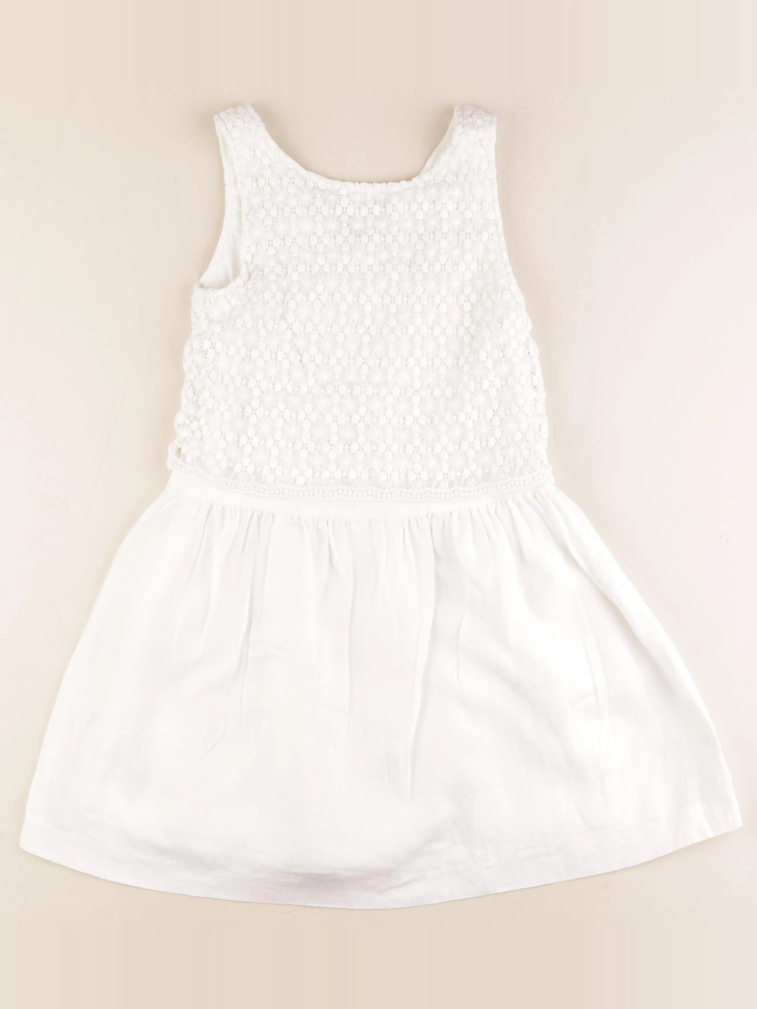 Cyrillus - robe blanc - 10 ans