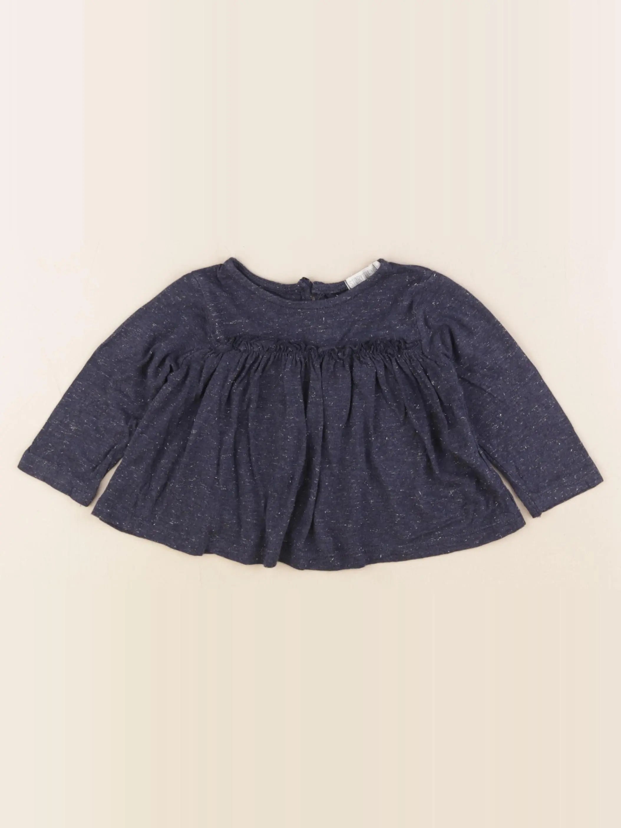 Storytelling - tee-shirt bleu, argent - 12 mois