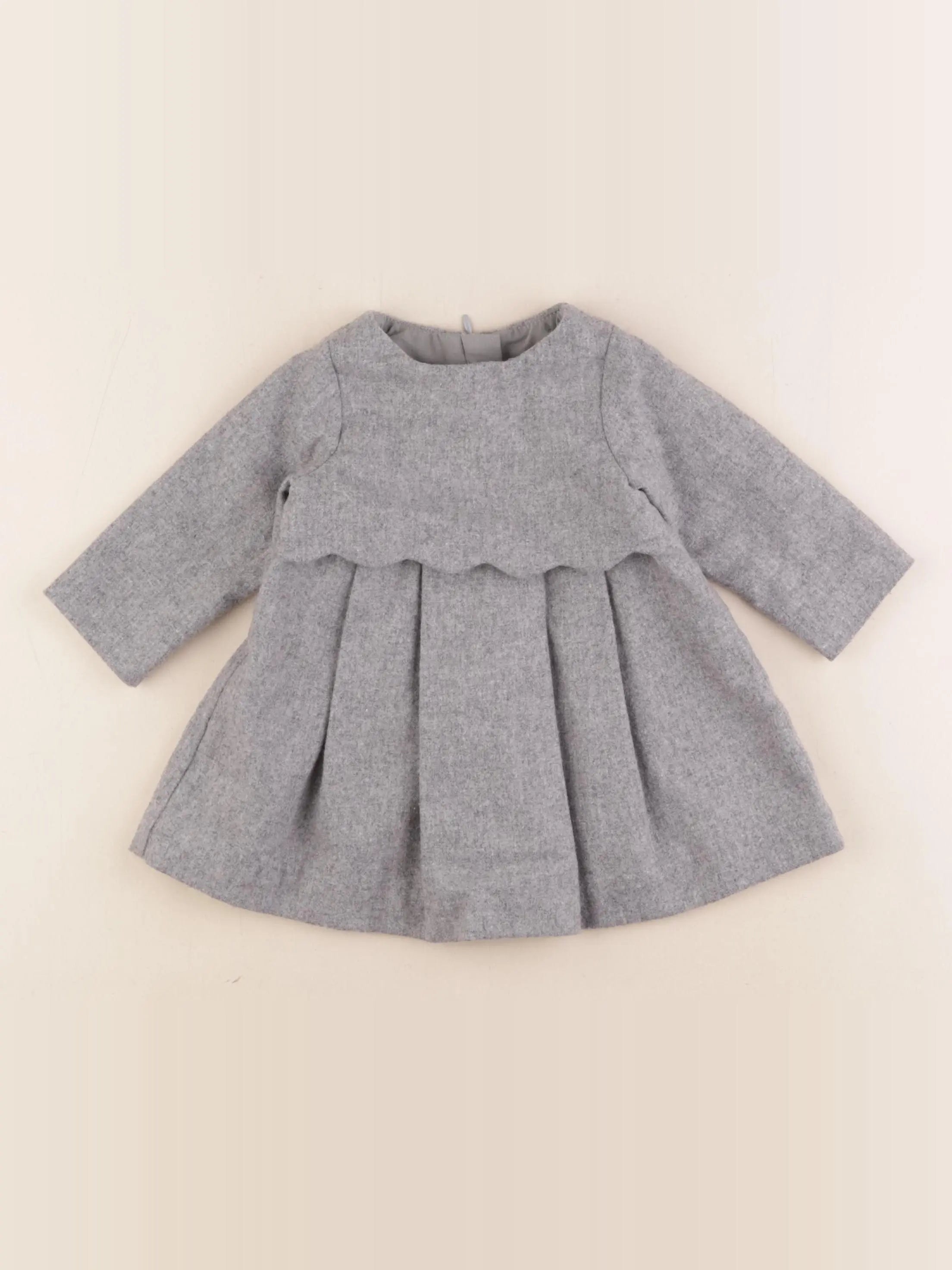 Jacadi - robe gris - 6 mois
