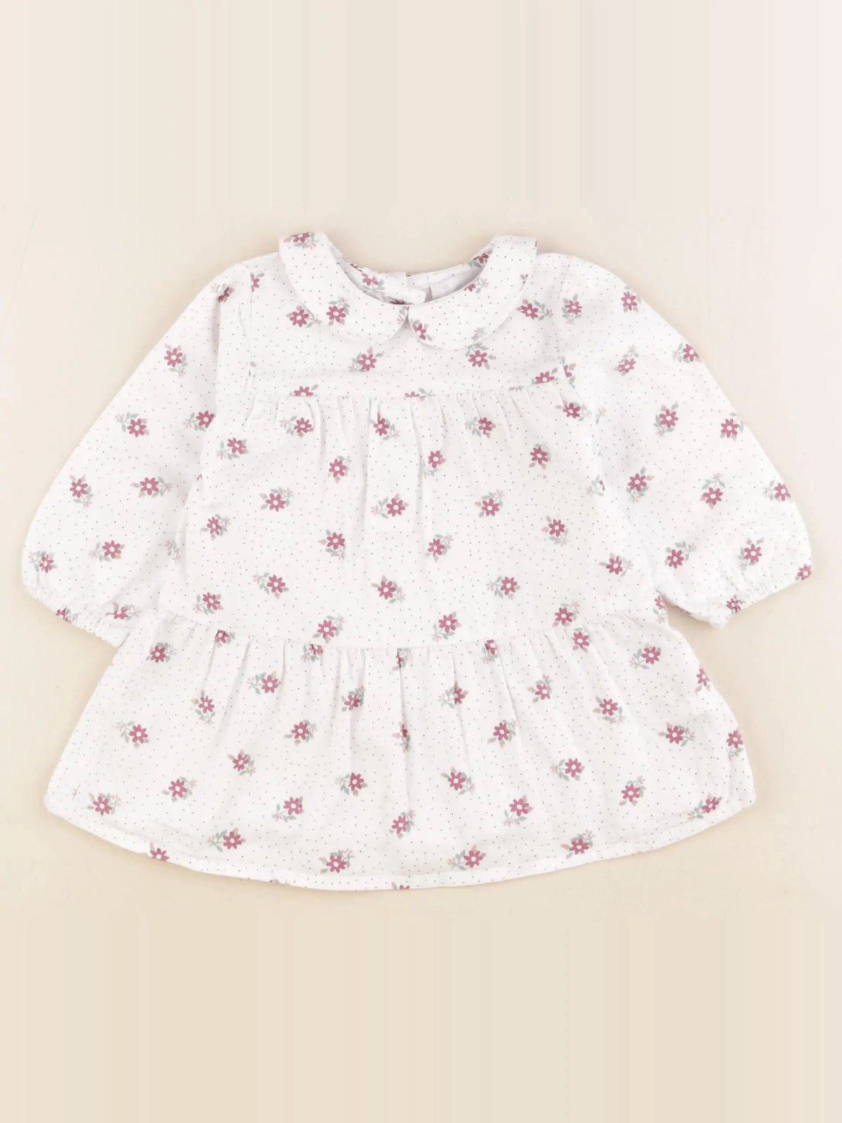 Cadet Rousselle - robe blanc - 6 mois
