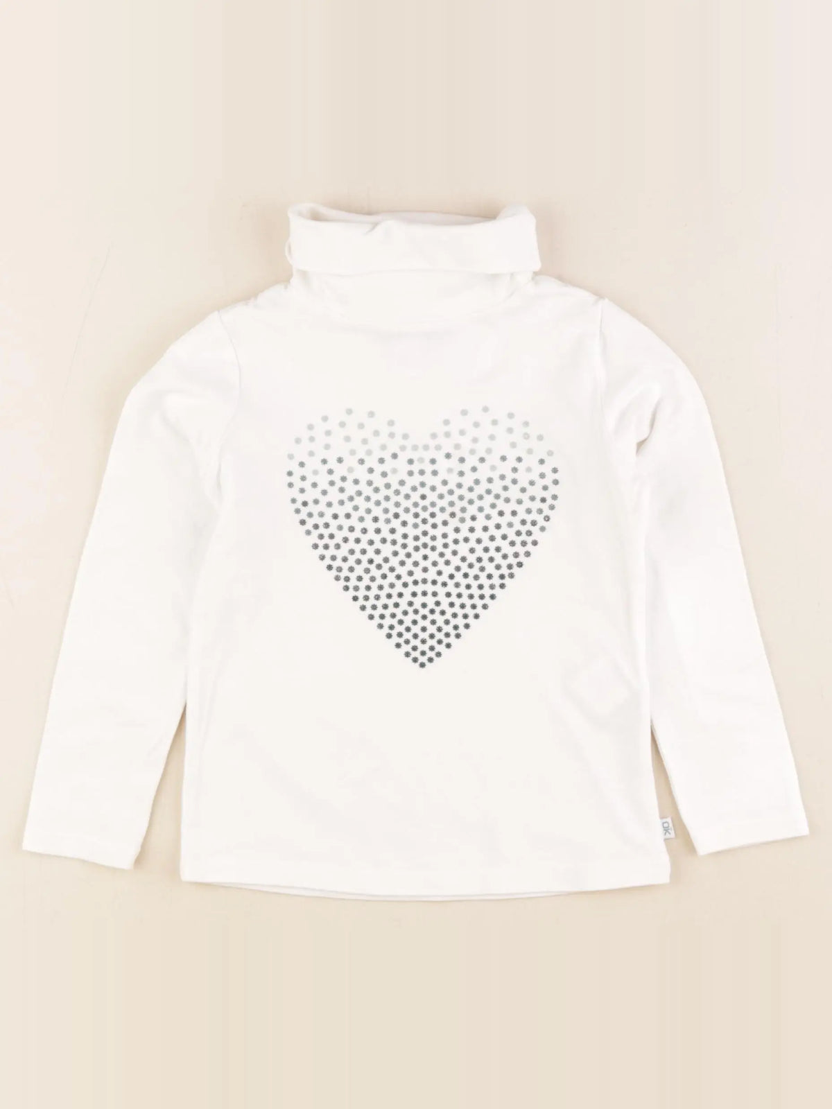 Okaidi - sous-pull blanc - 3 ans