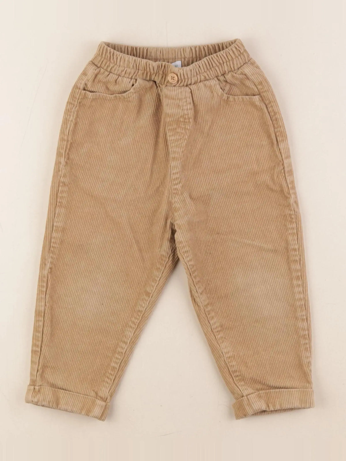 Vertbaudet - pantalon marron - 24 mois