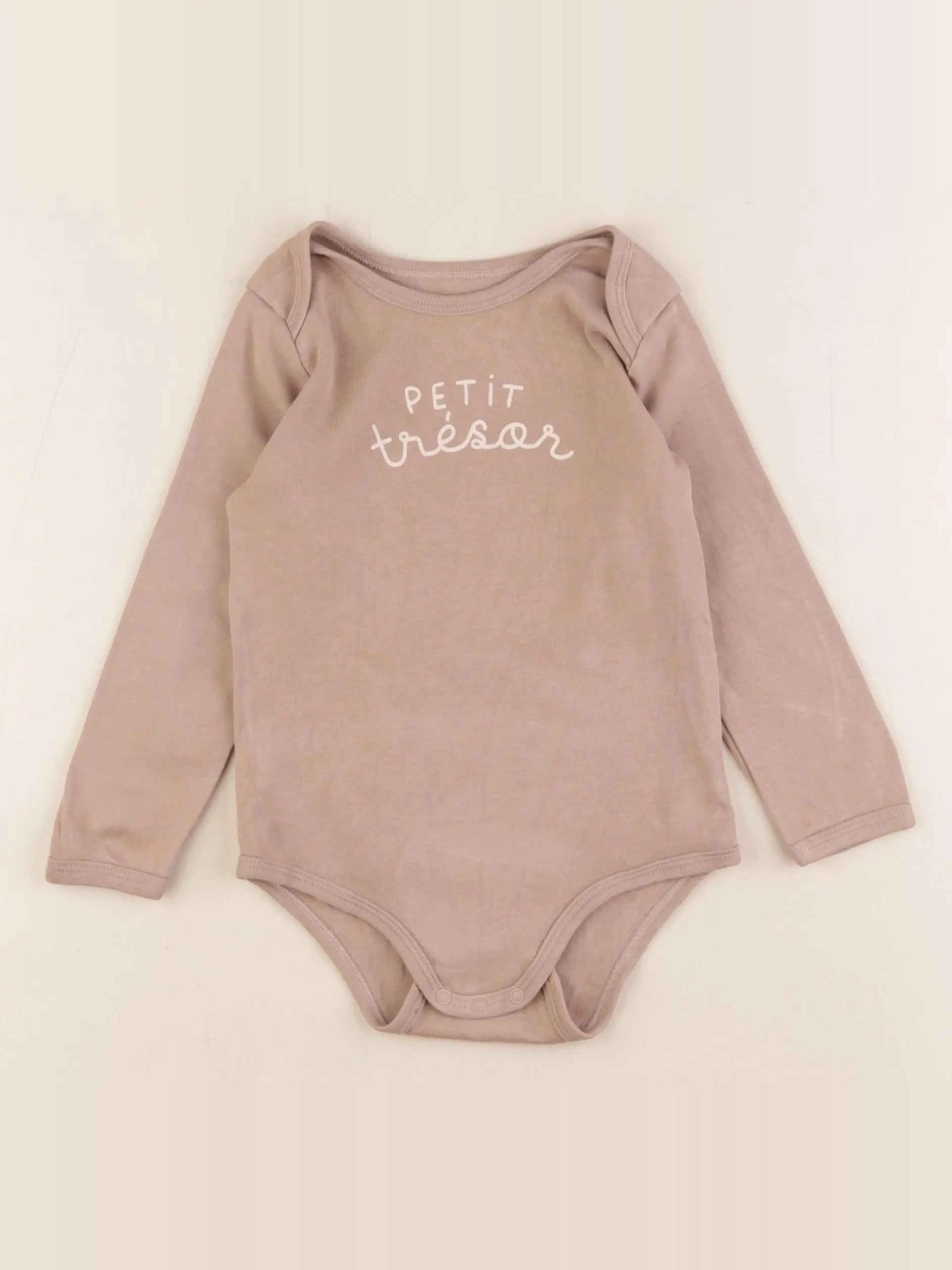 Vertbaudet - body marron - 36 mois