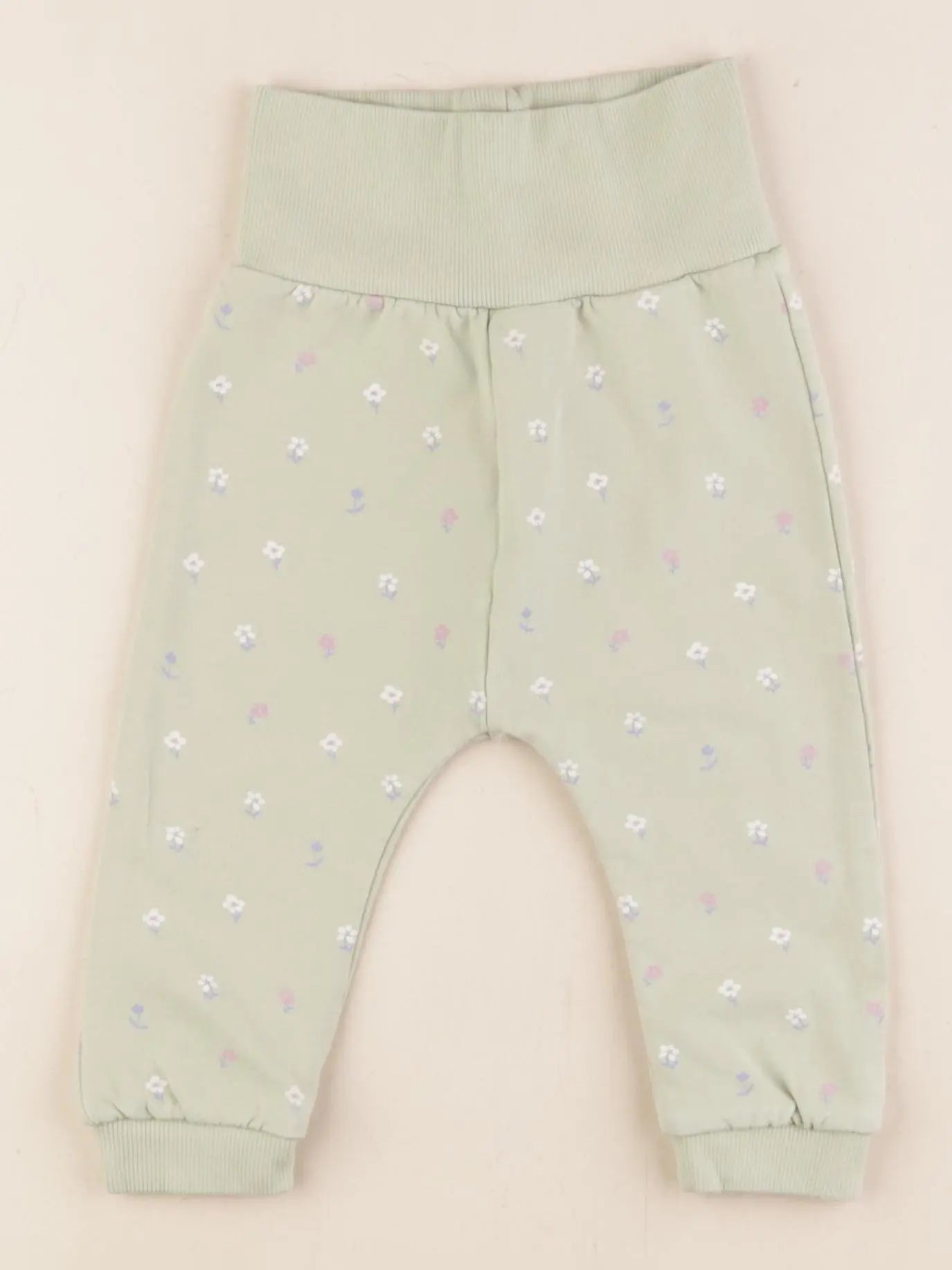 Name it - jogging doublé vert - 6/9 mois