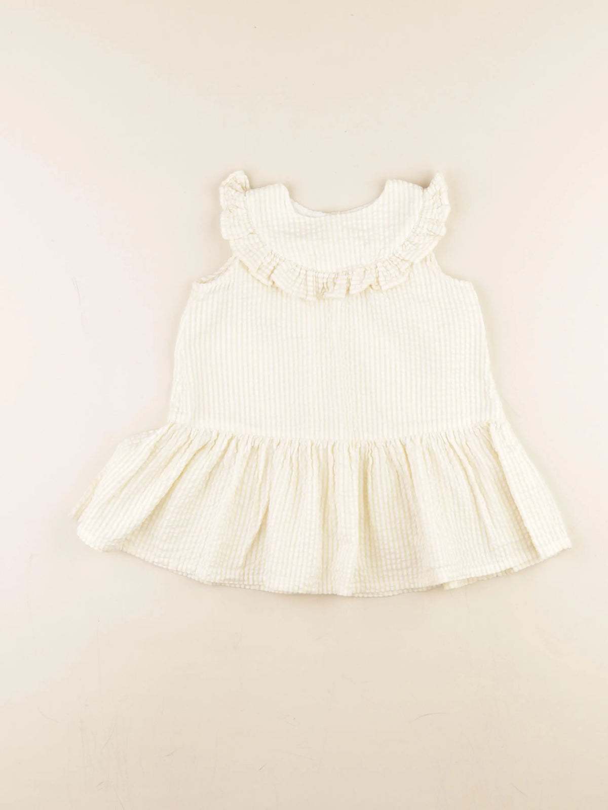 H&M - robe jaune - 12 mois