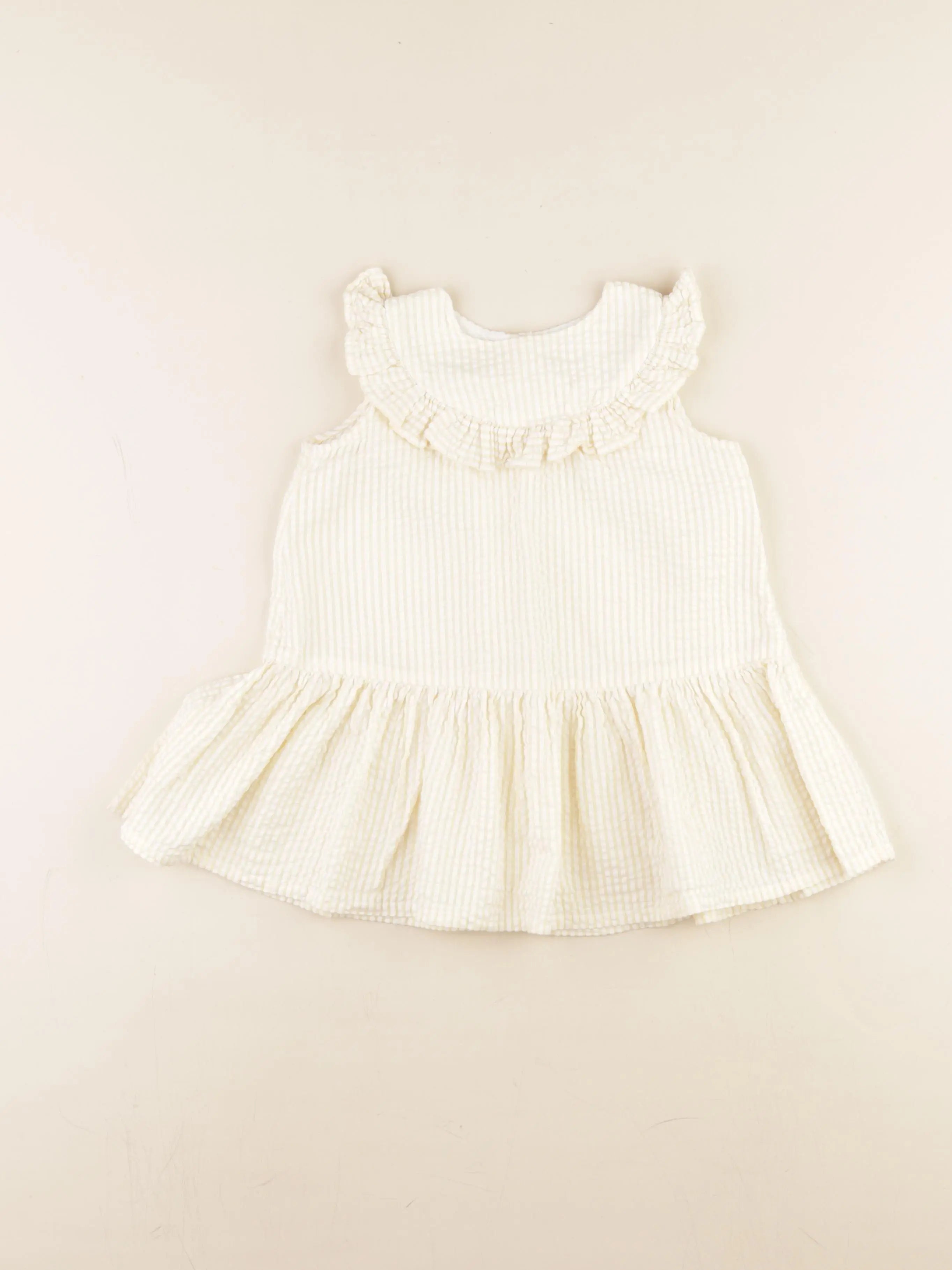 H&M - robe jaune - 12 mois