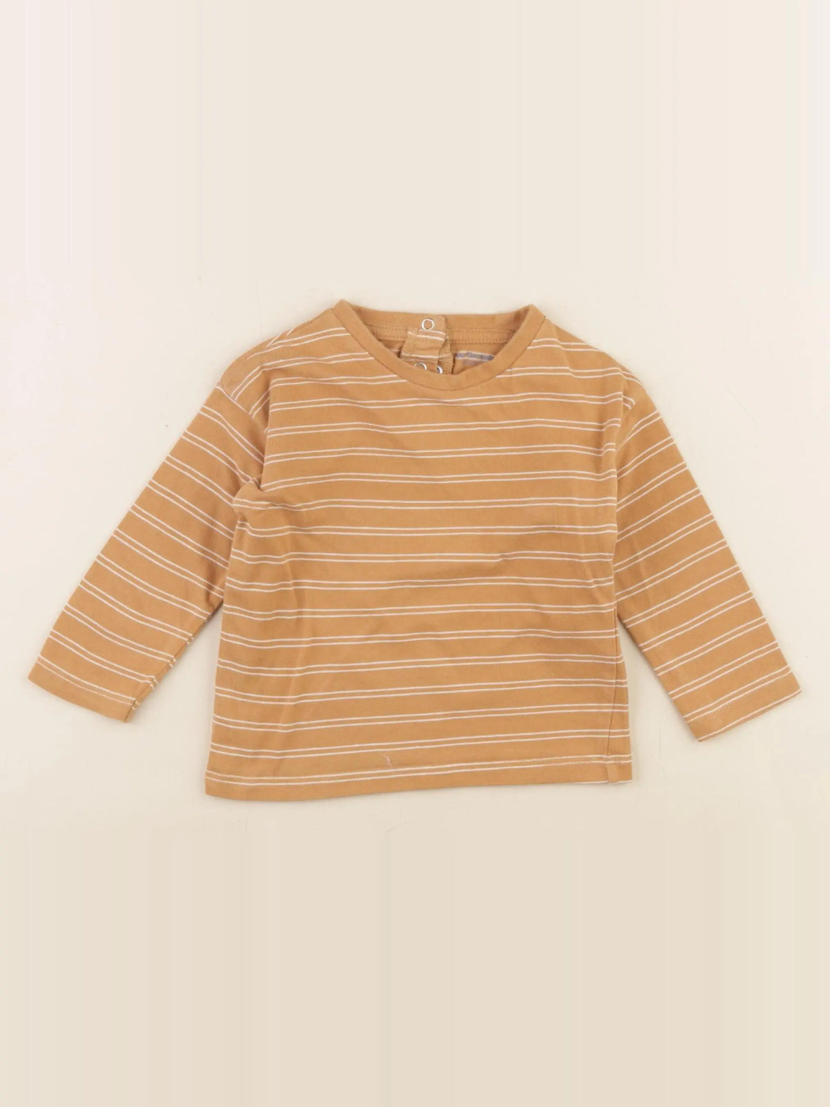 Vertbaudet - tee-shirt marron - 12 mois