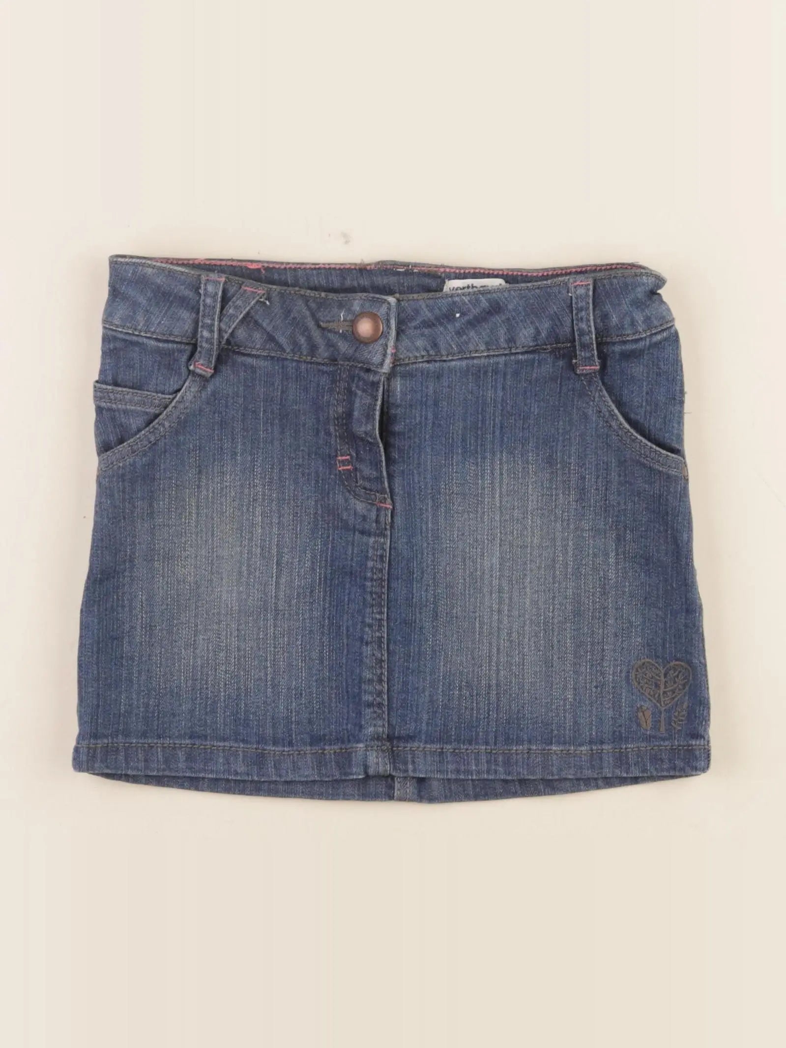 Vertbaudet - jupe bleu - 4 ans