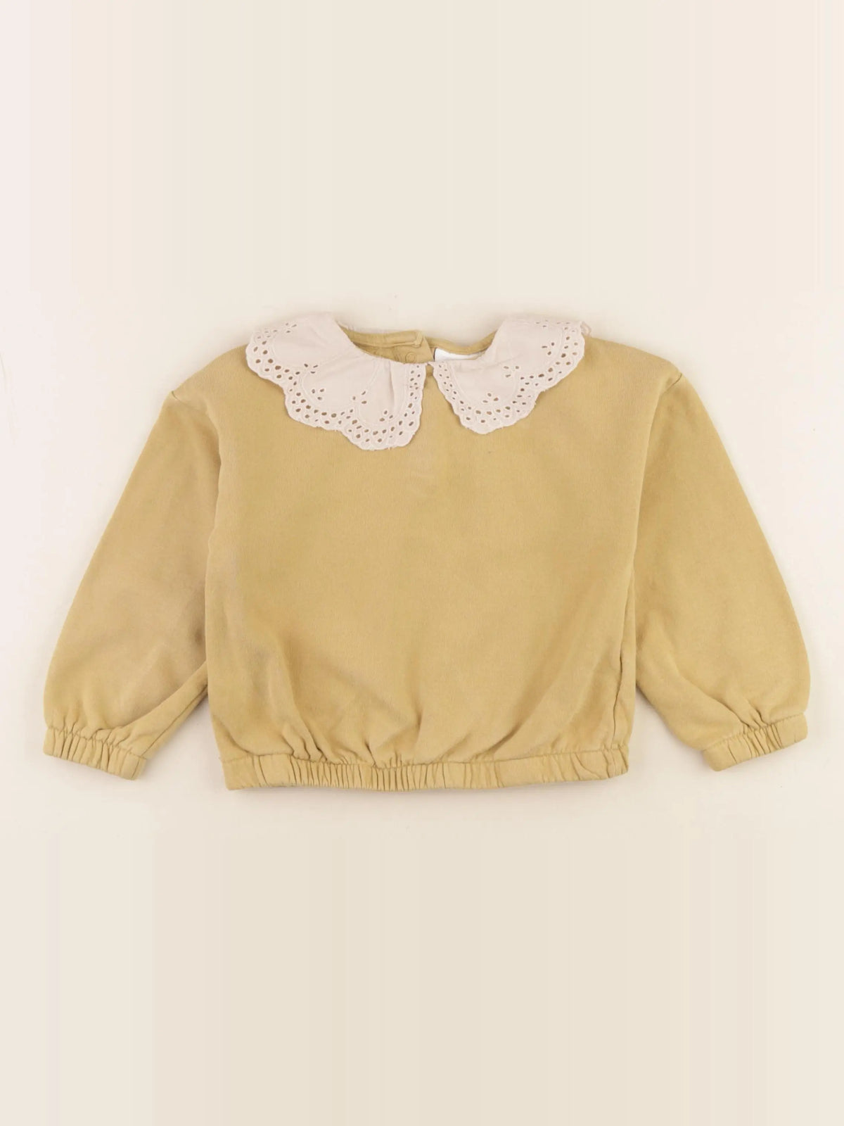 Vertbaudet - sweat jaune - 36 mois