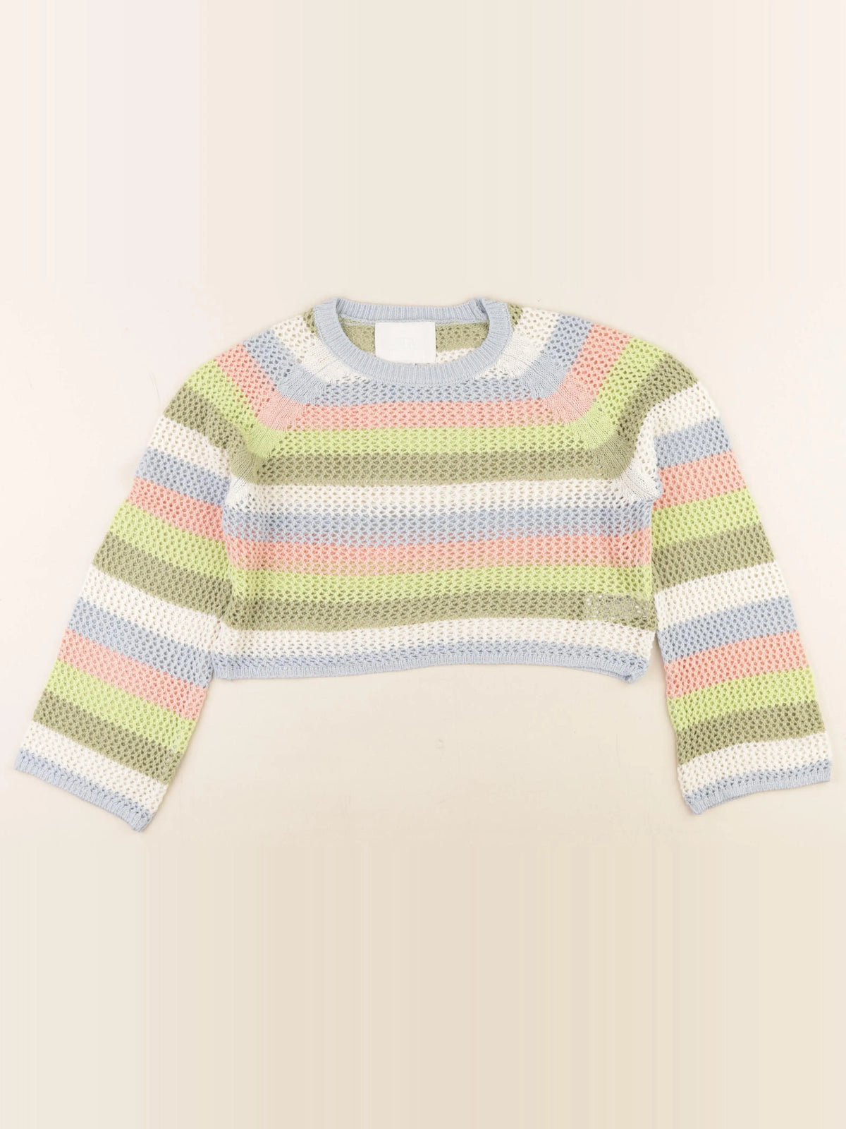 Zara - pull court multicolore - 11/12 ans