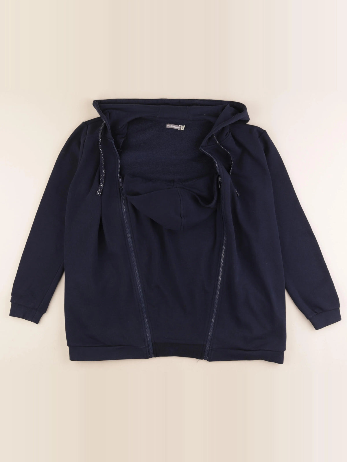 Vertbaudet - sweat grossesse bleu, argent - 34 à 36