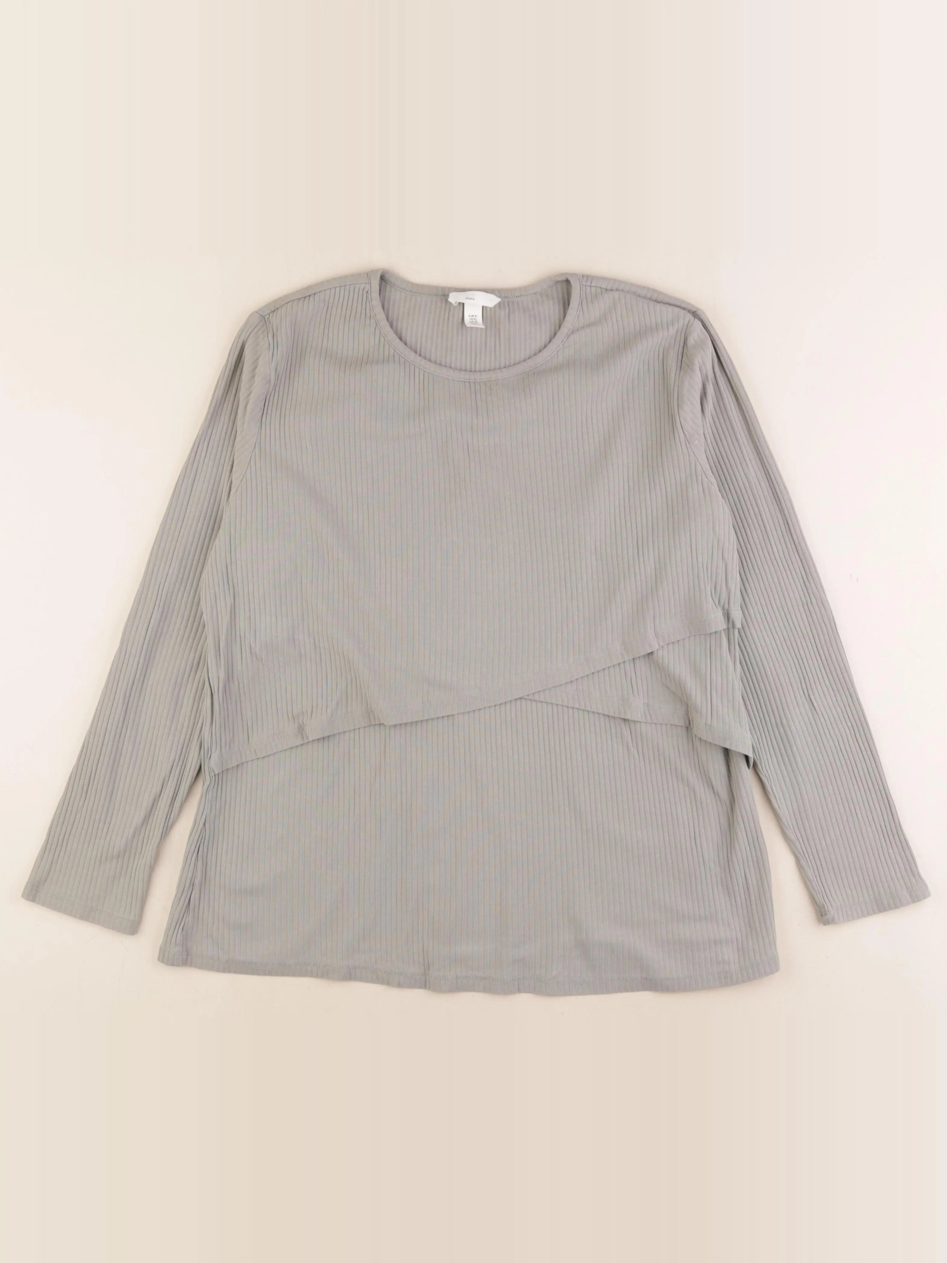 H&M - tee-shirt grossesse, allaitement vert - xl
