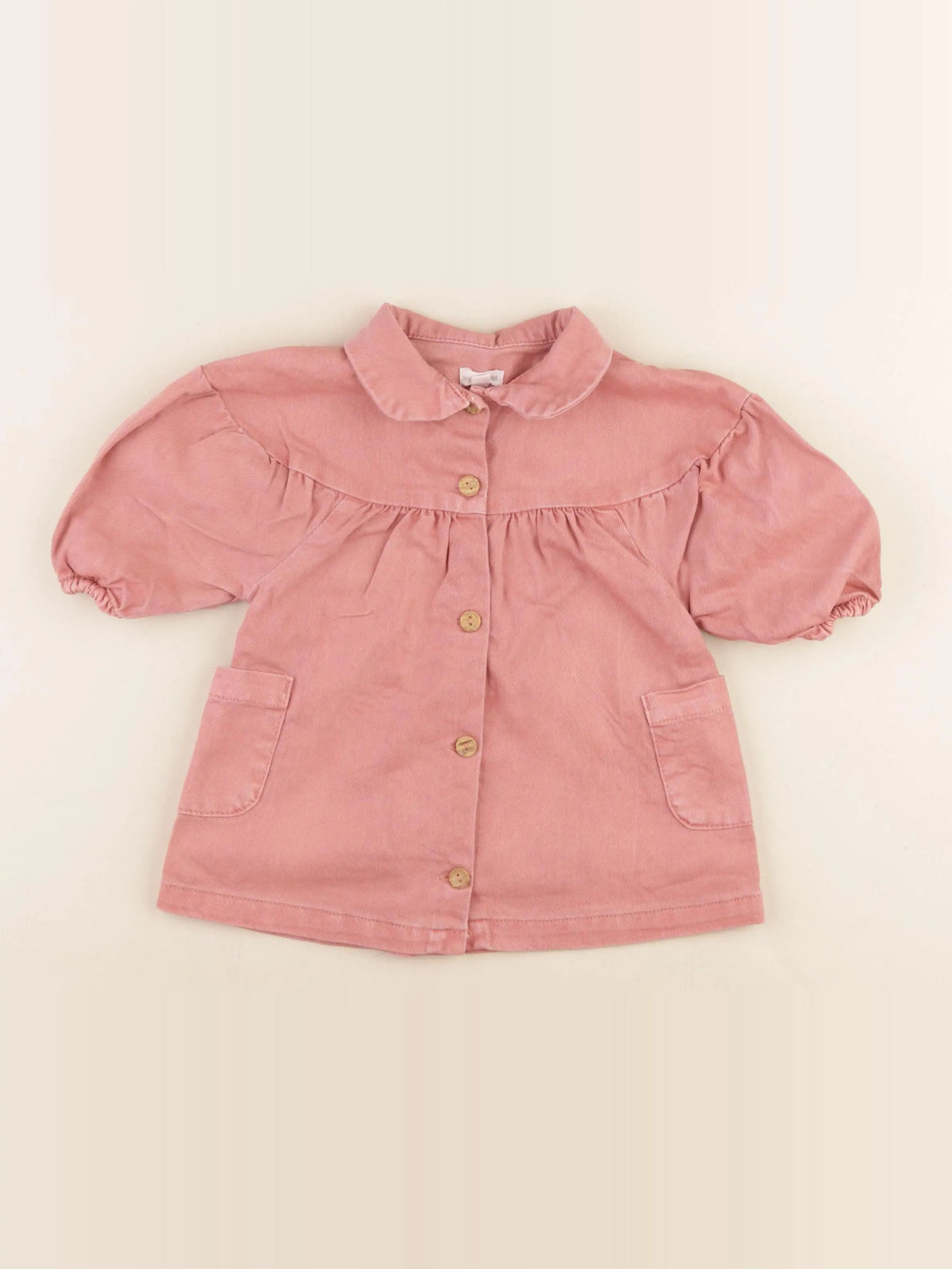 Vertbaudet - robe rose - 12 mois